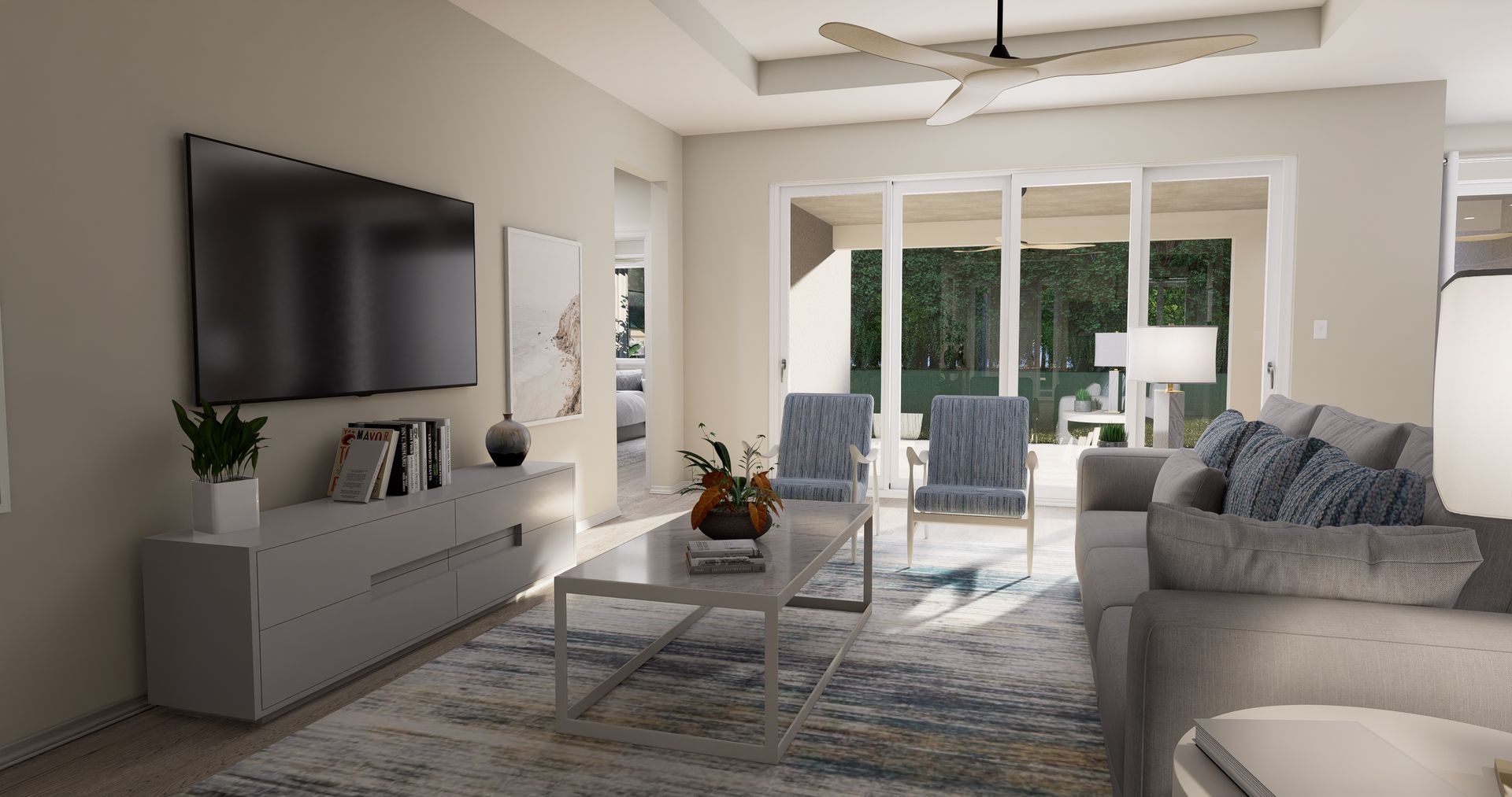 Hawthorn Rendered Great Room