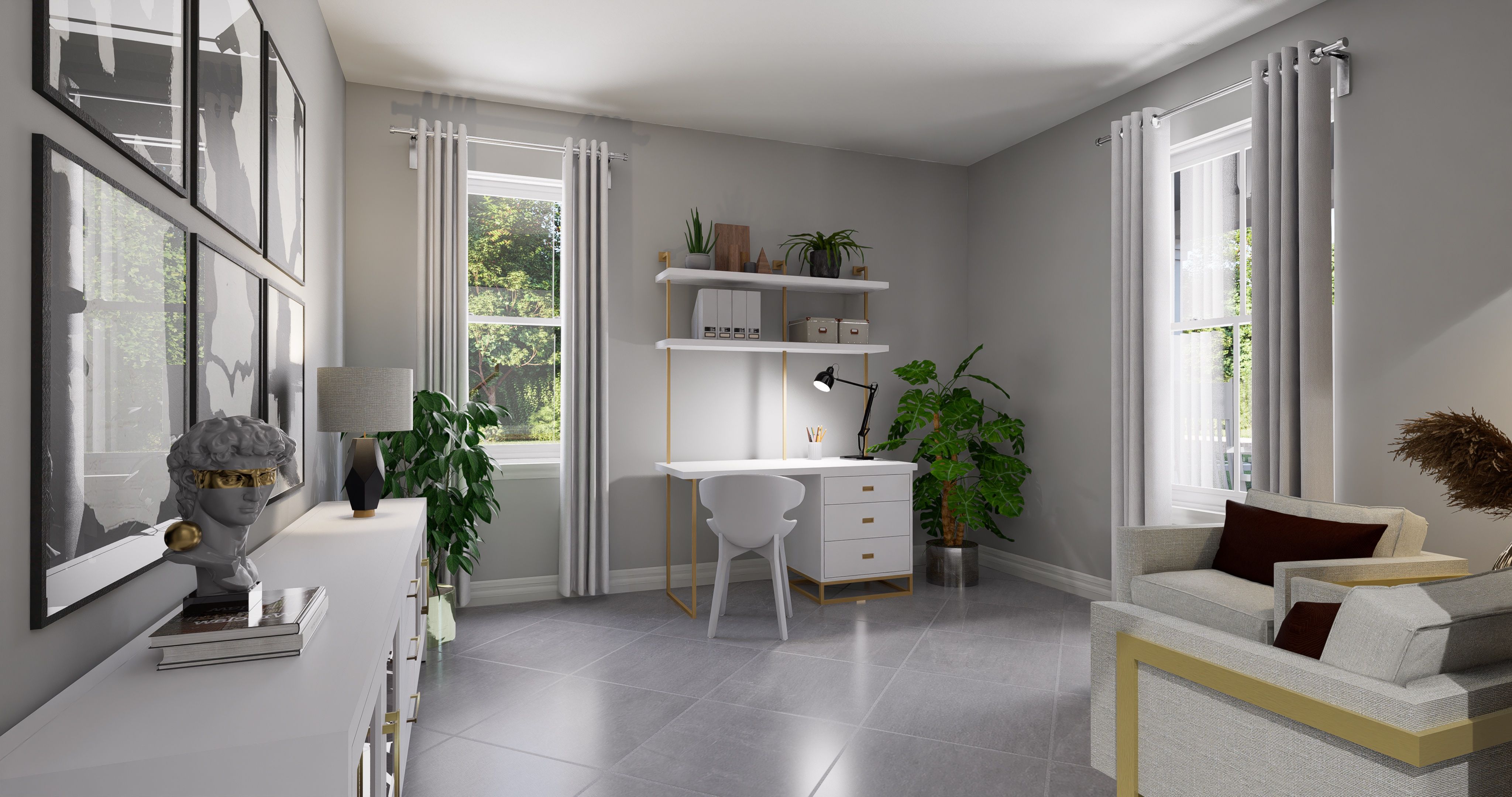 Juniper Rendered Flex Room