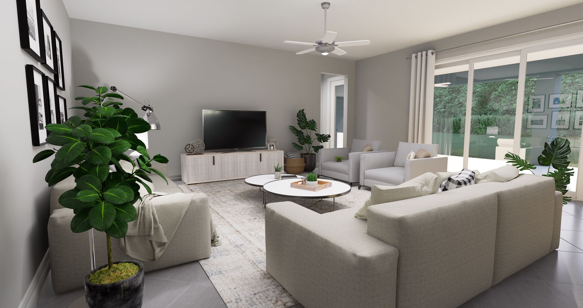Juniper Rendered Great Room