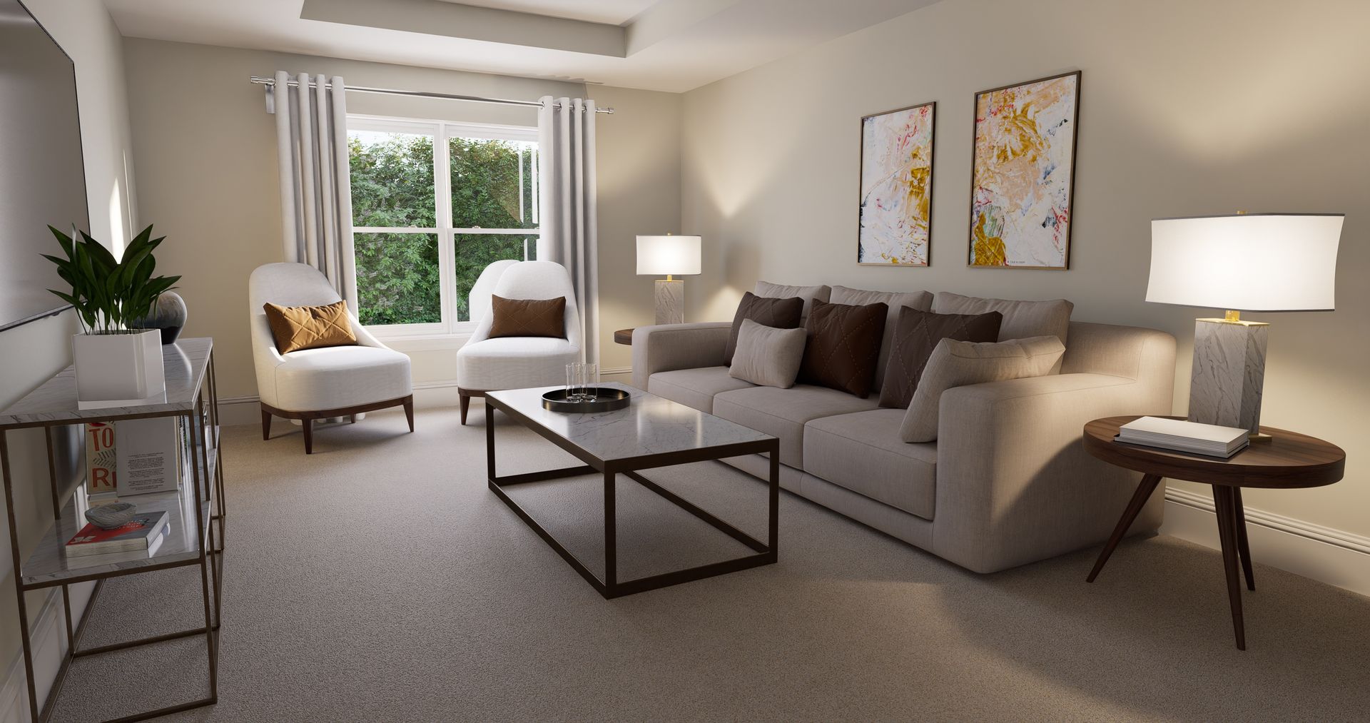 Mulberry Rendered Loft
