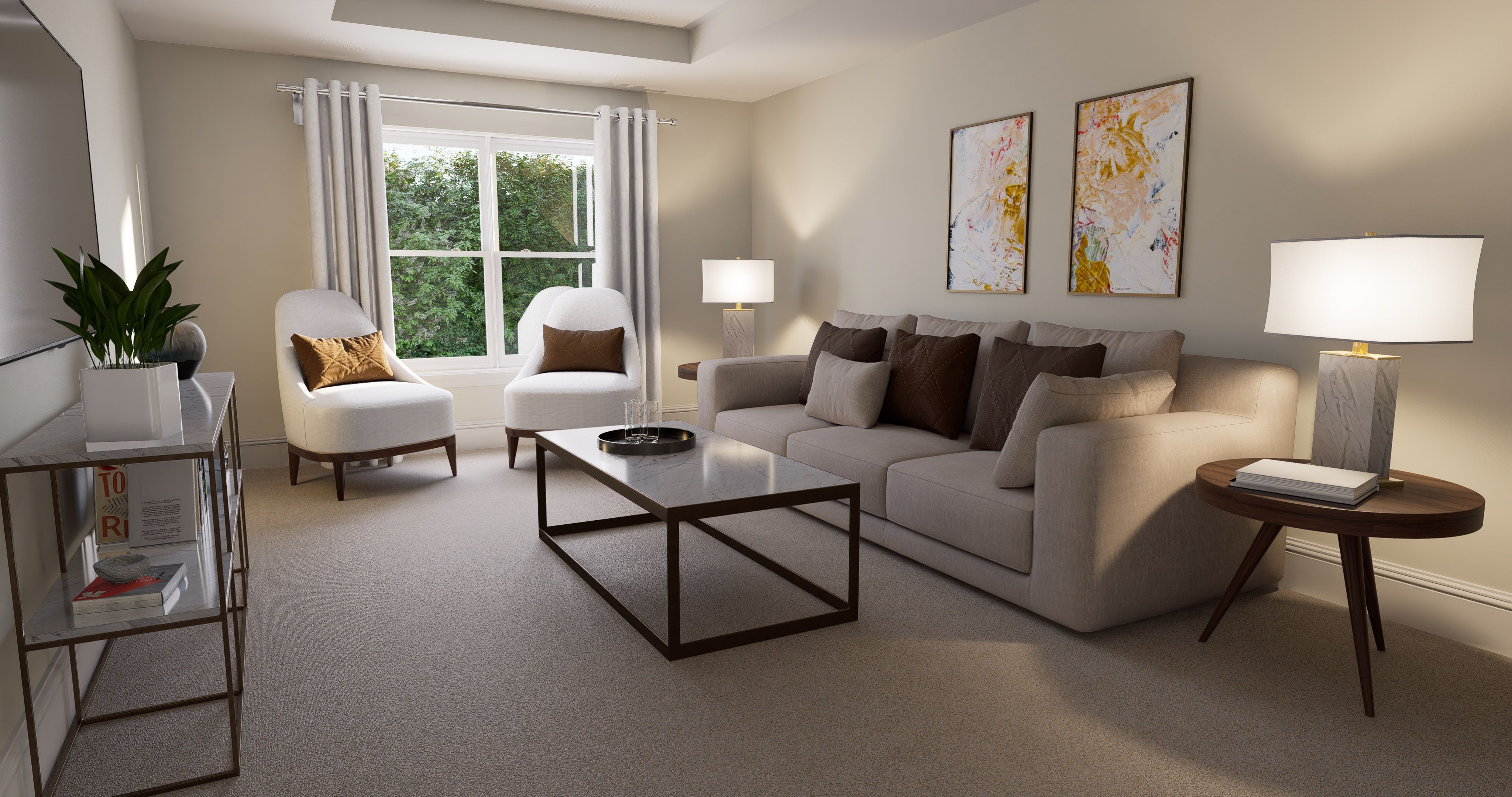 Mulberry Rendered Loft