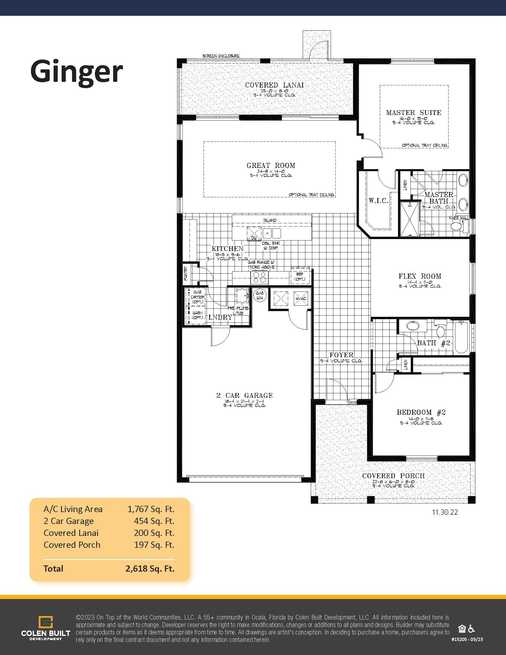 Introducing the Ginger floor plan at Weybourne Landing, an exclusive gated community of single family homes featuring unmatched quality and an incredible home value.