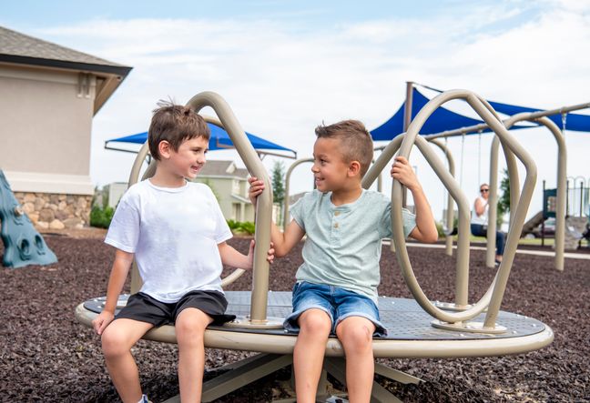 Fun for all with community playgrounds at Calesa Township!
