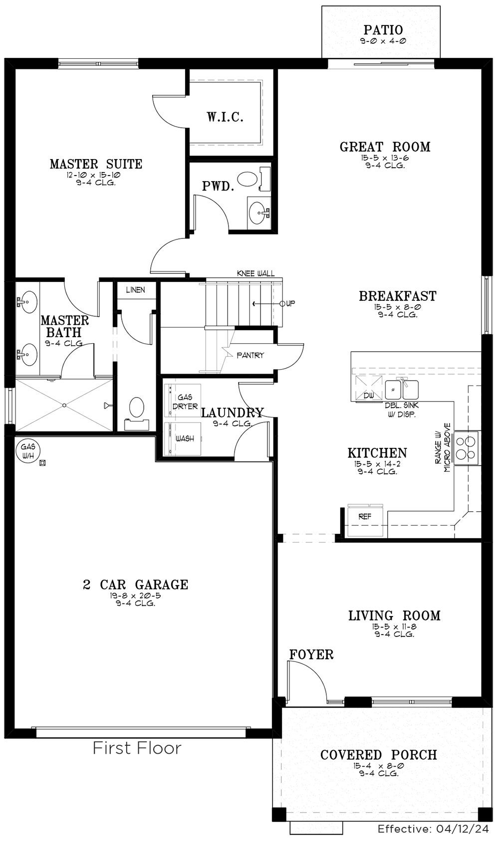 Sable Floor Plan First Floor