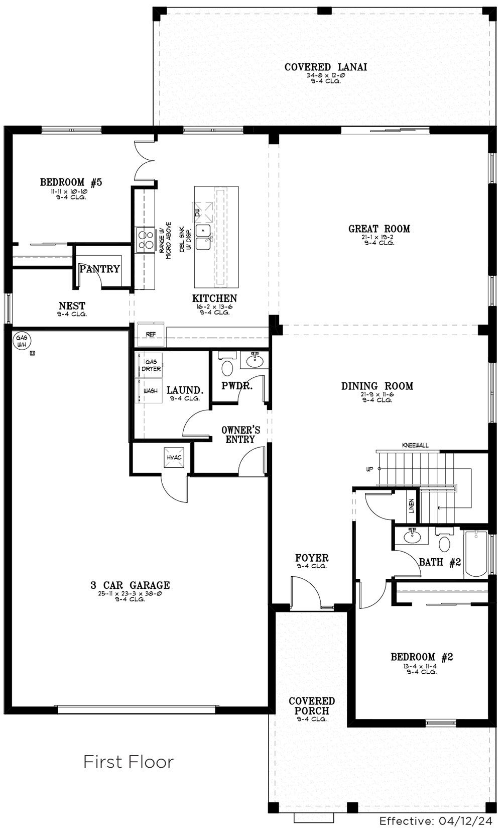 Marigold Floor Plan First Floor