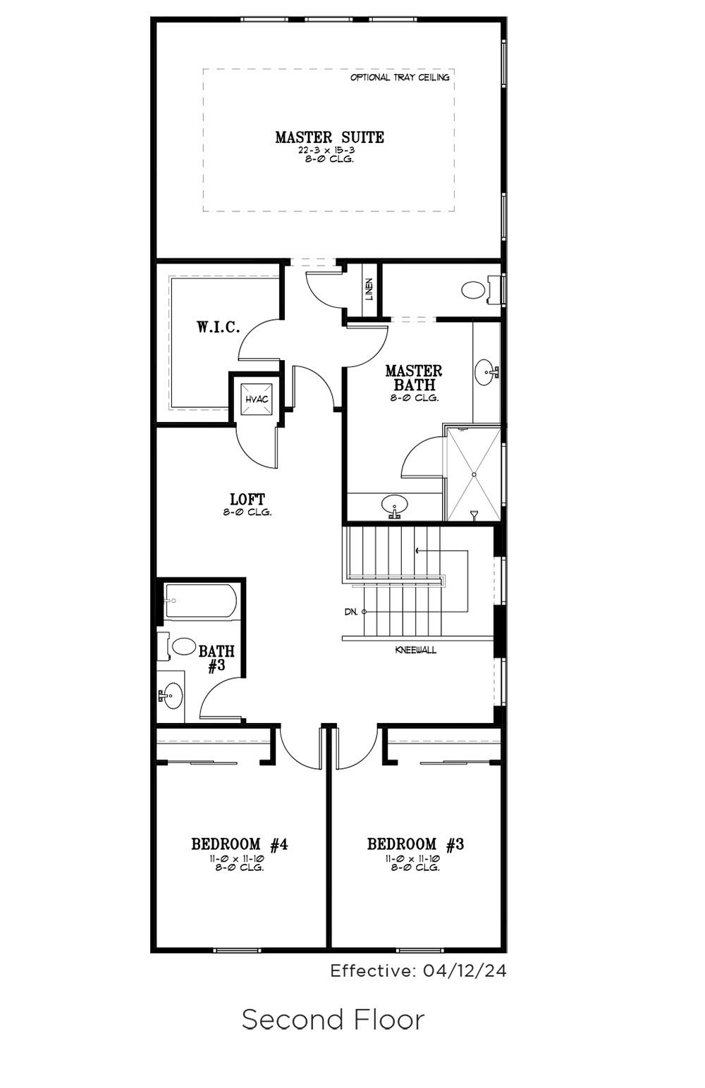 Marigold Floor Plan Second Floor