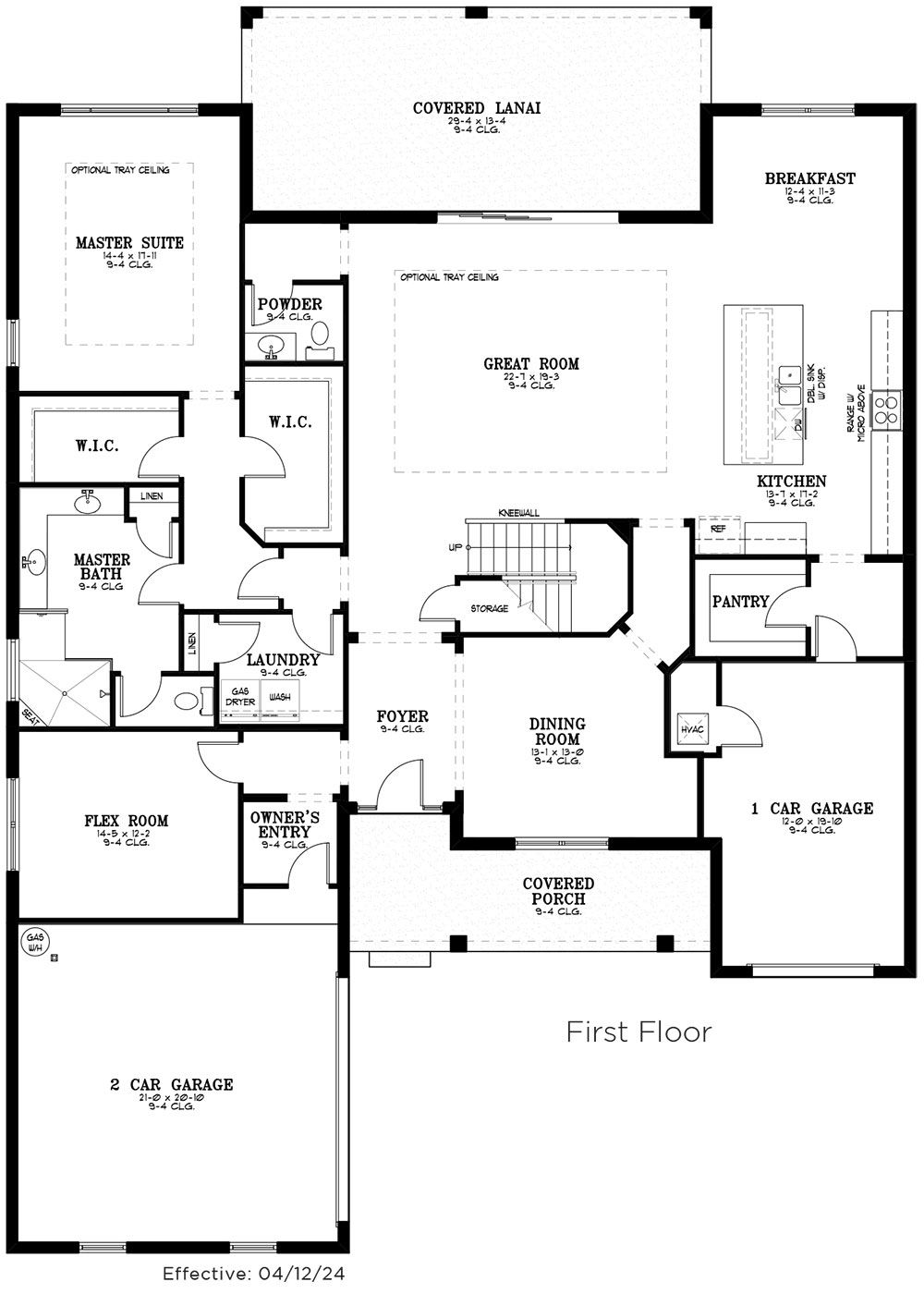 Mulberry Floor Plan First Floor