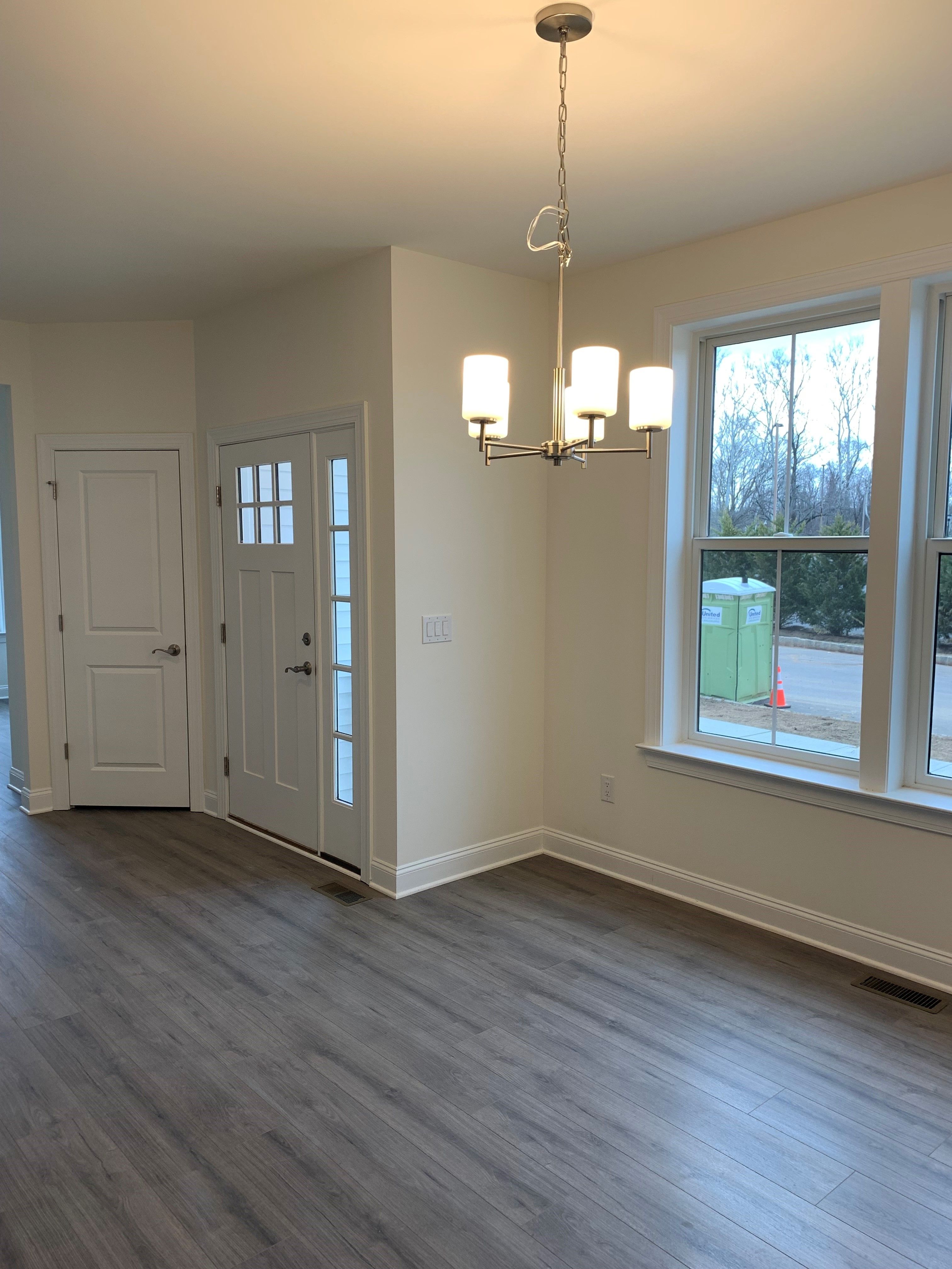 foyer and dining room