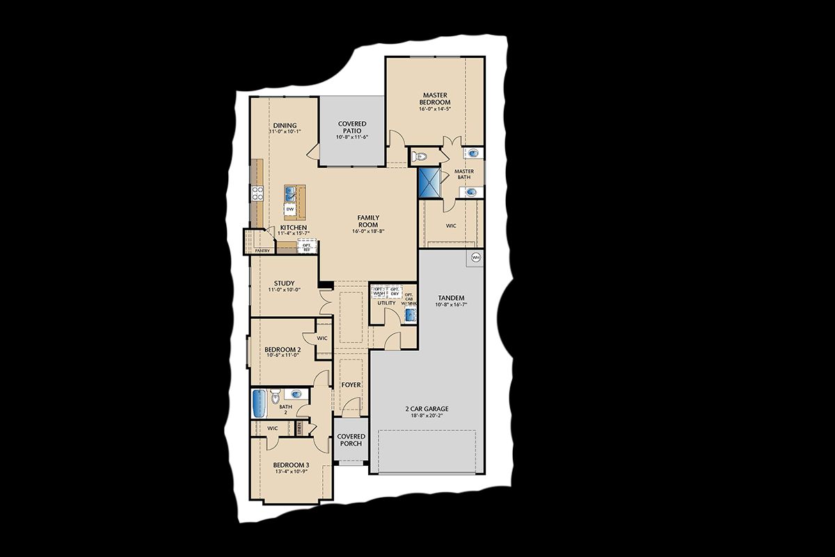 3933 Melica Lane - Coppell Floor Plan