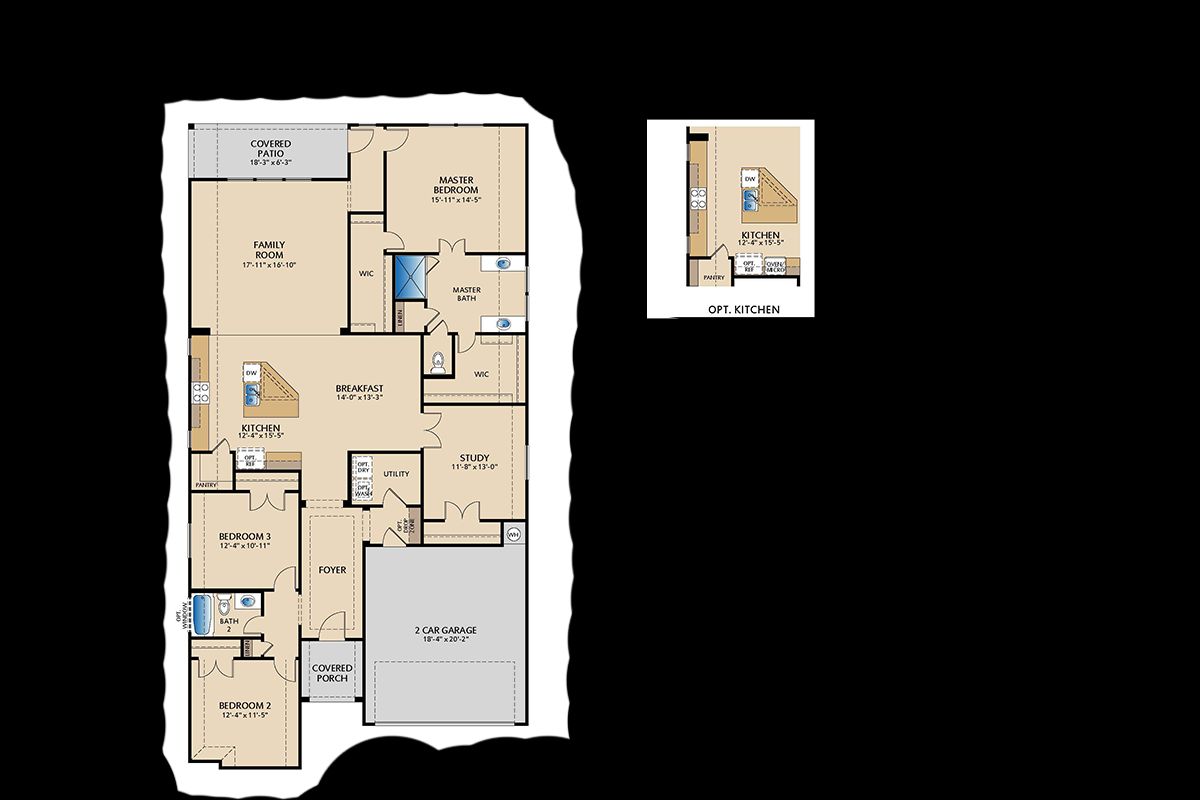 1404 Elle Lane - Southlake Floor Plan