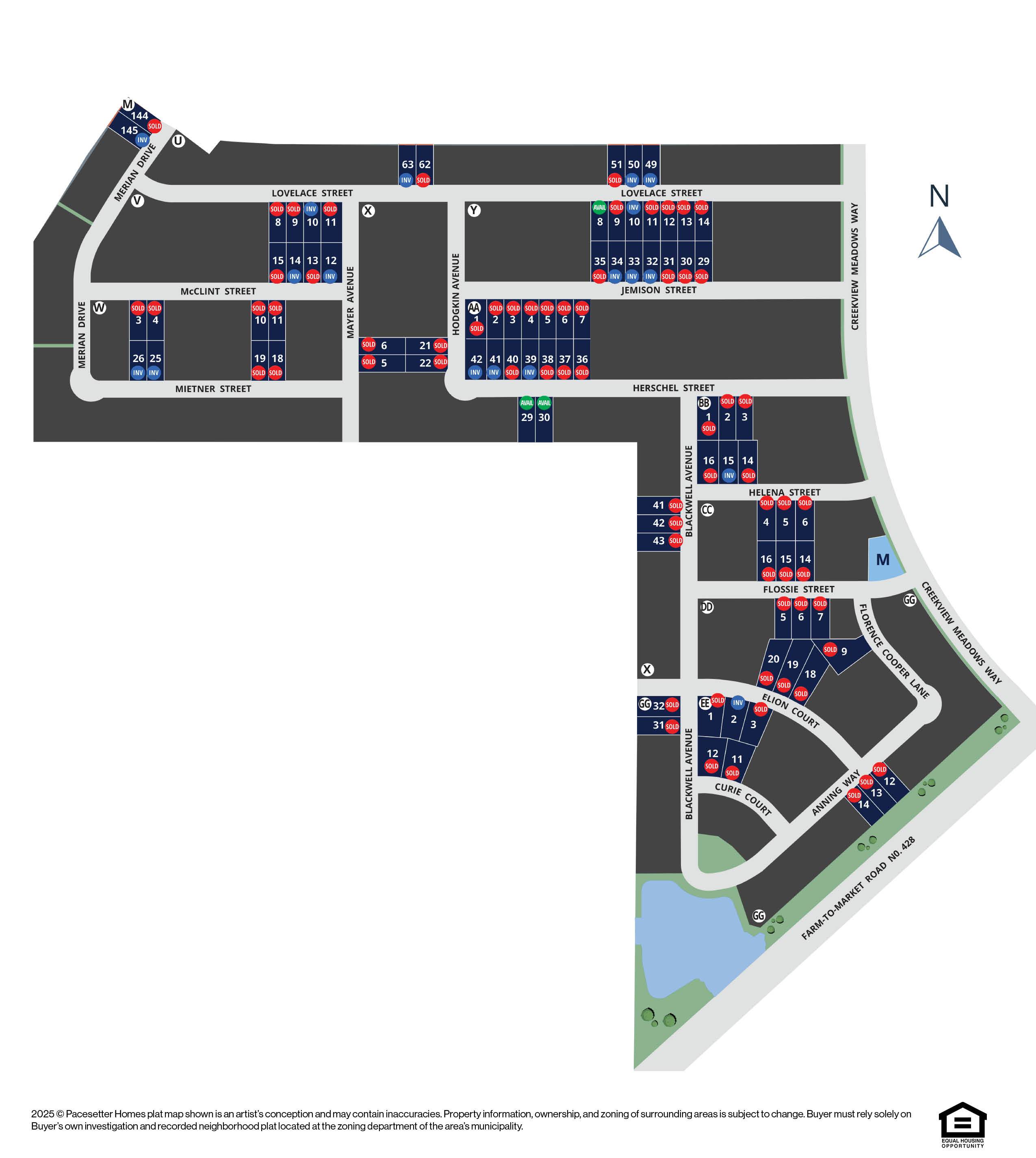 Community Lot Map