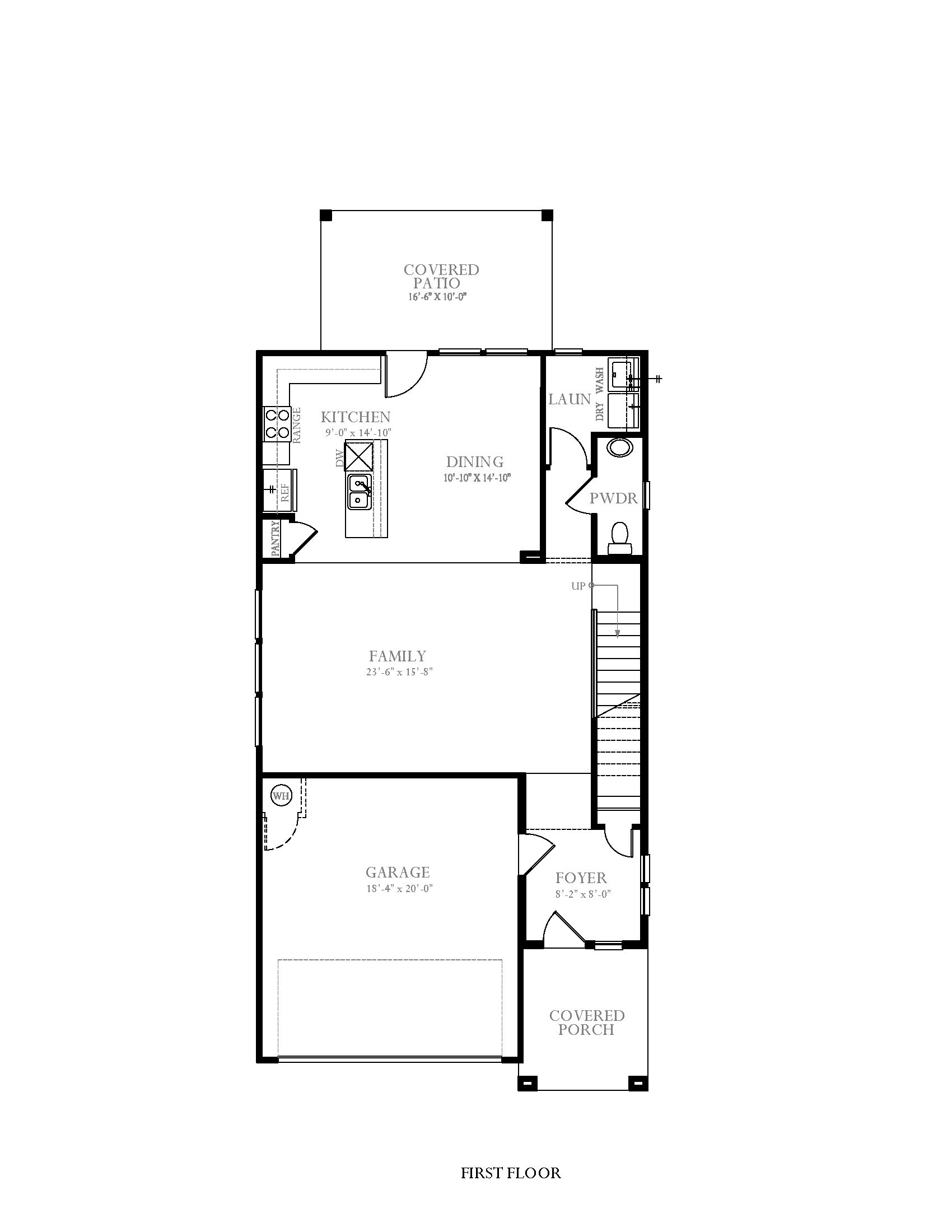 Dallas Floorplan - First Floor