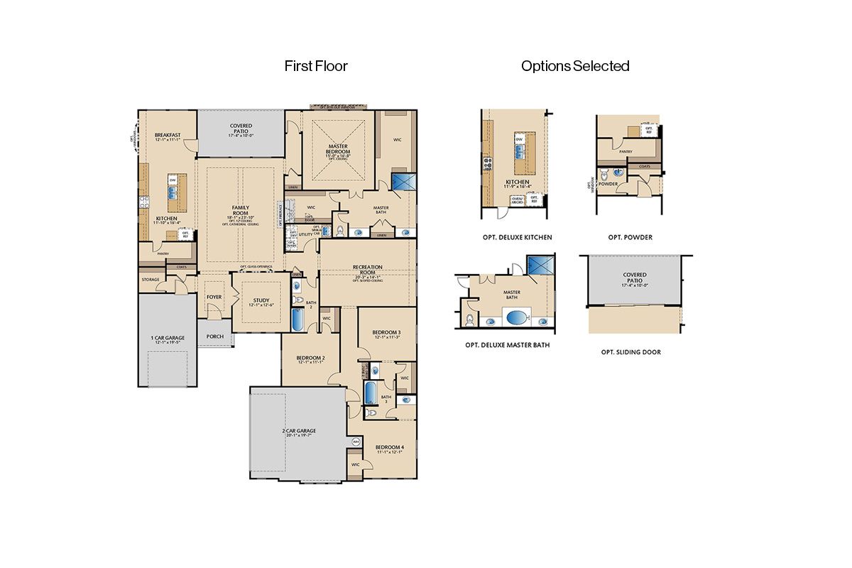 228 Parkland Valley - Valencia Floor Plan