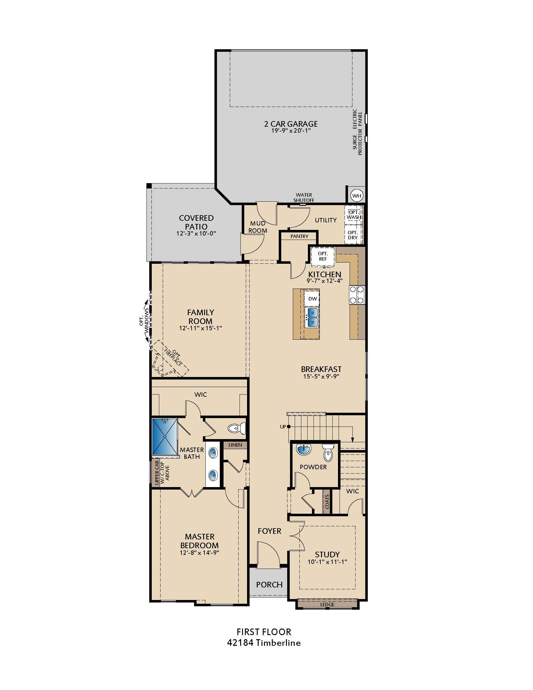 Timberline First Floor
