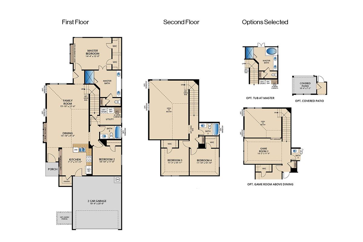 900 Collegiate Drive - Harlow Floor Plan