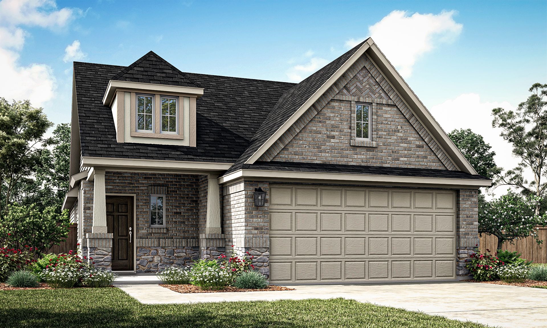 Meridian Elevation C Brick