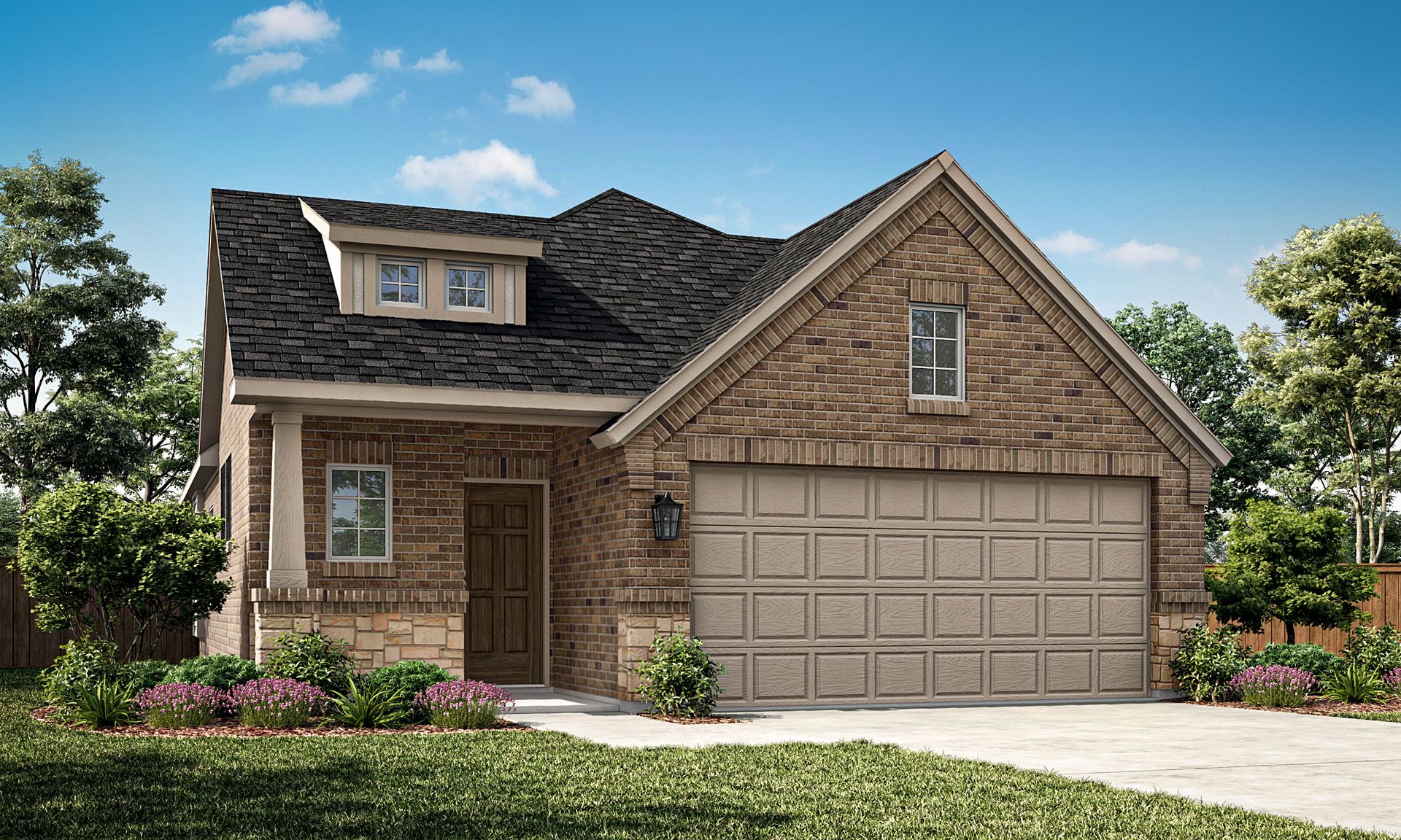 Belmont Elevation B Masonry
