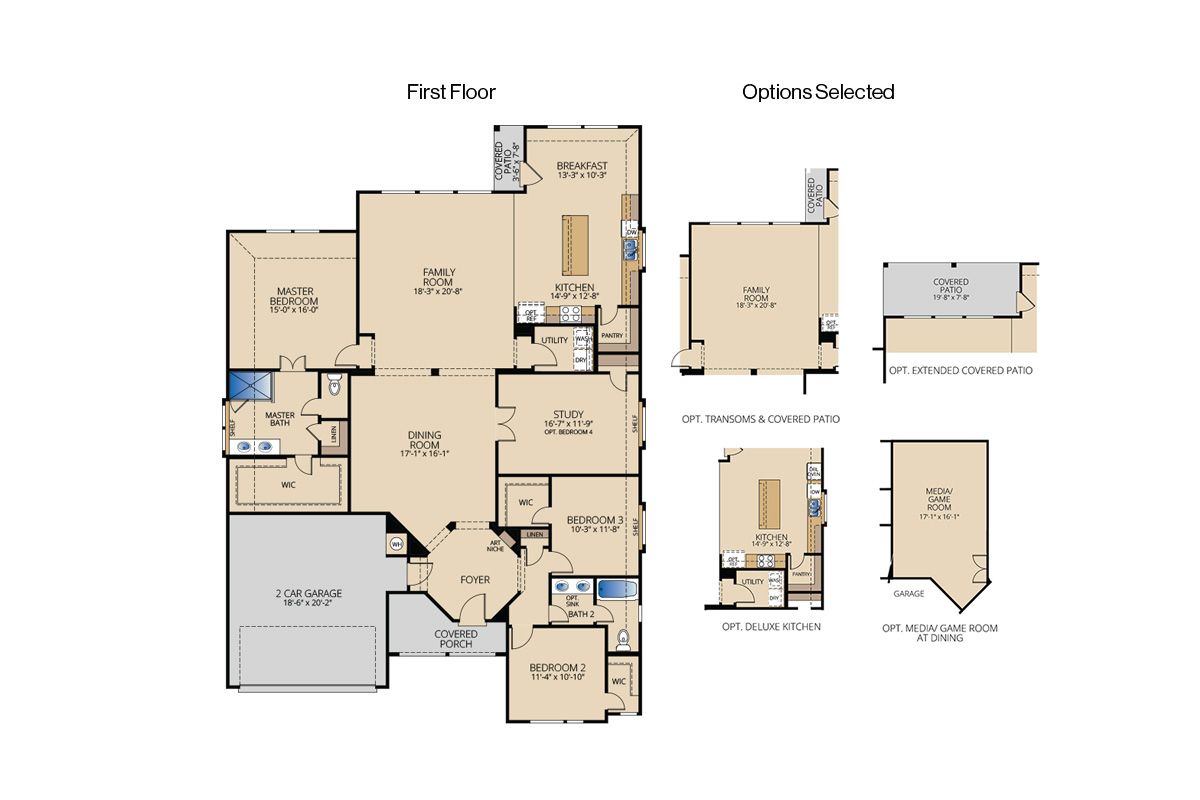 801 Trinity Street - Fairview I Floor Plan