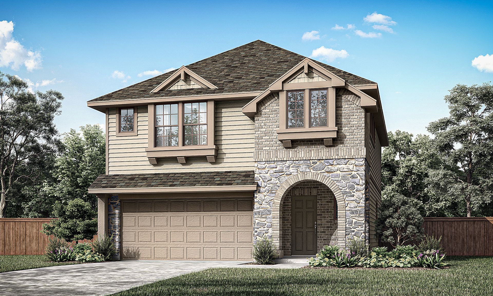 Fannin Elevation A Standard