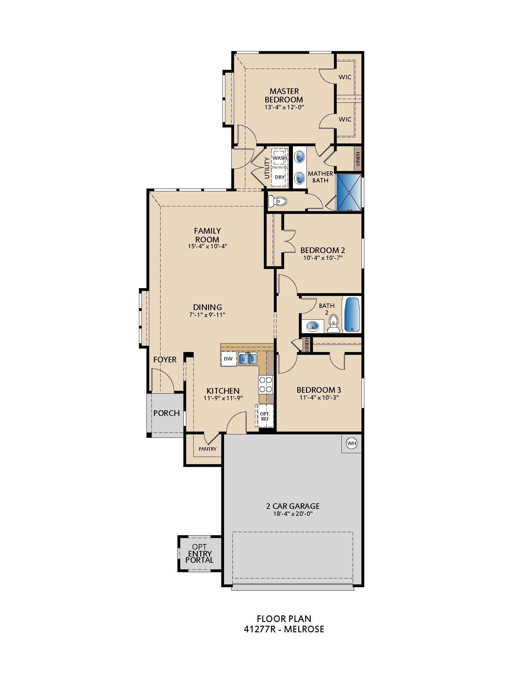 Melrose Floor Plan