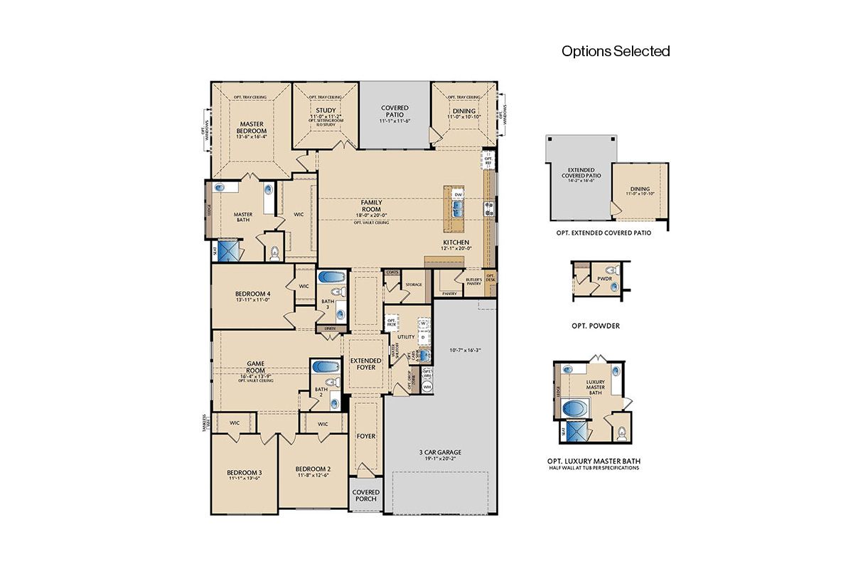 1705 Tuscan Place - Brighton Floor Plan
