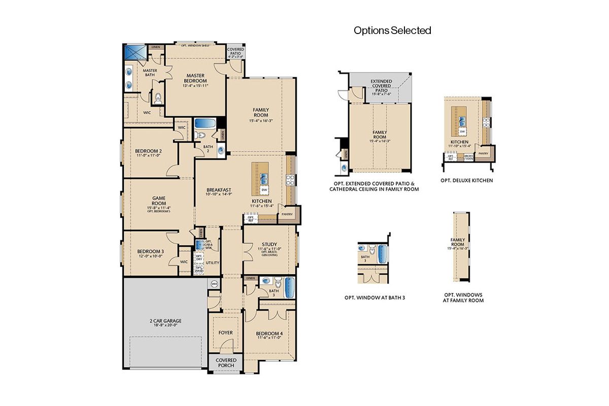 1004 Rushing Court - Addison II Floor Plan