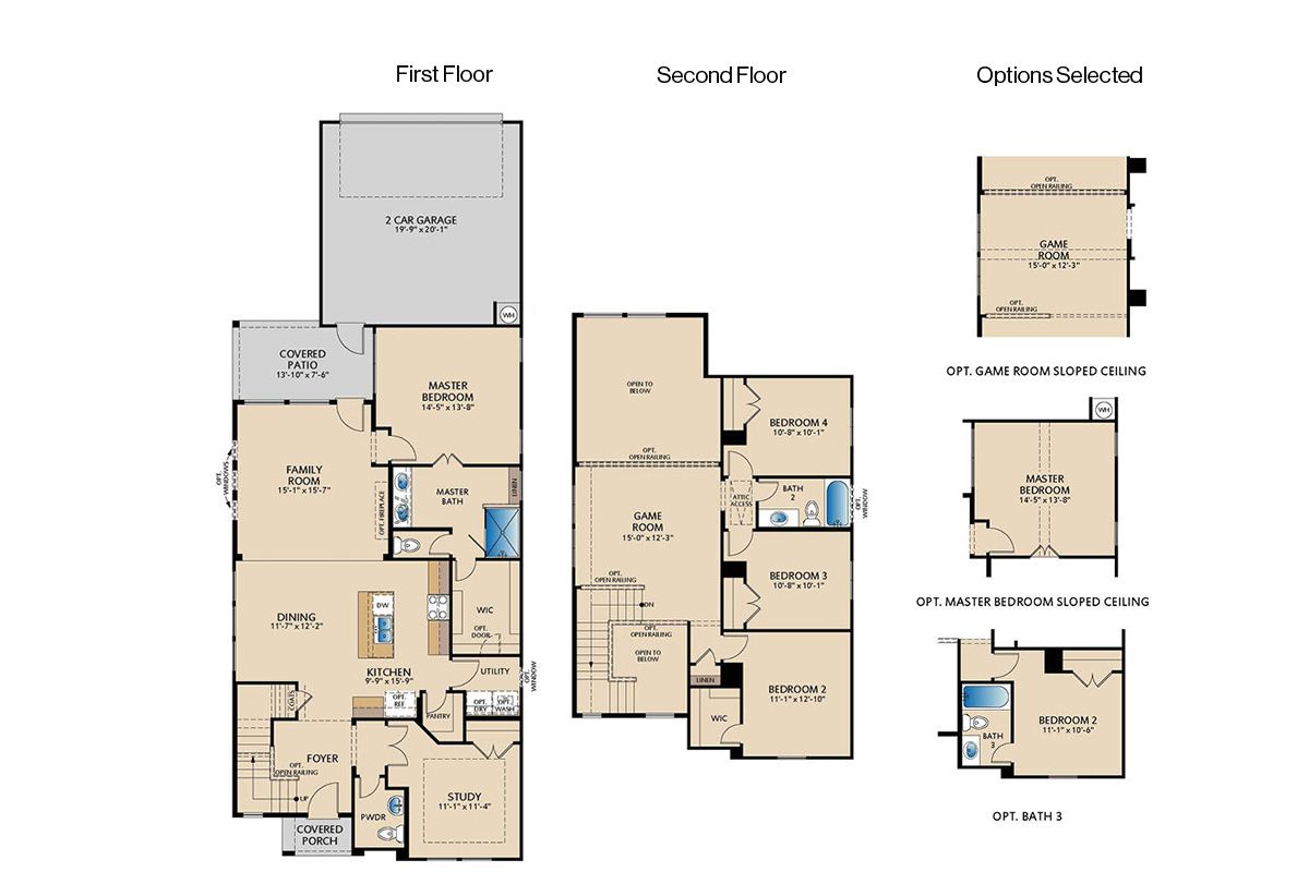 2120 Trevi Lane - Highfield Floor Plan