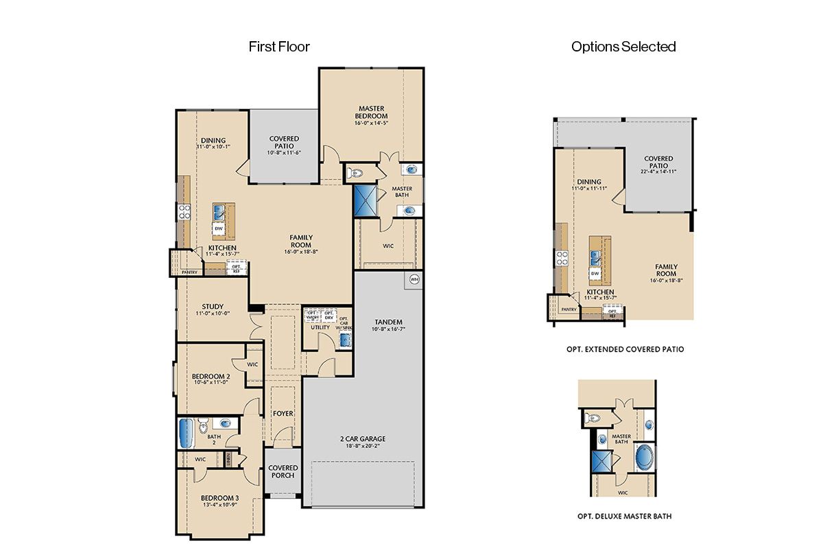 1713 Giuliana Way - Coppell Floor Plan