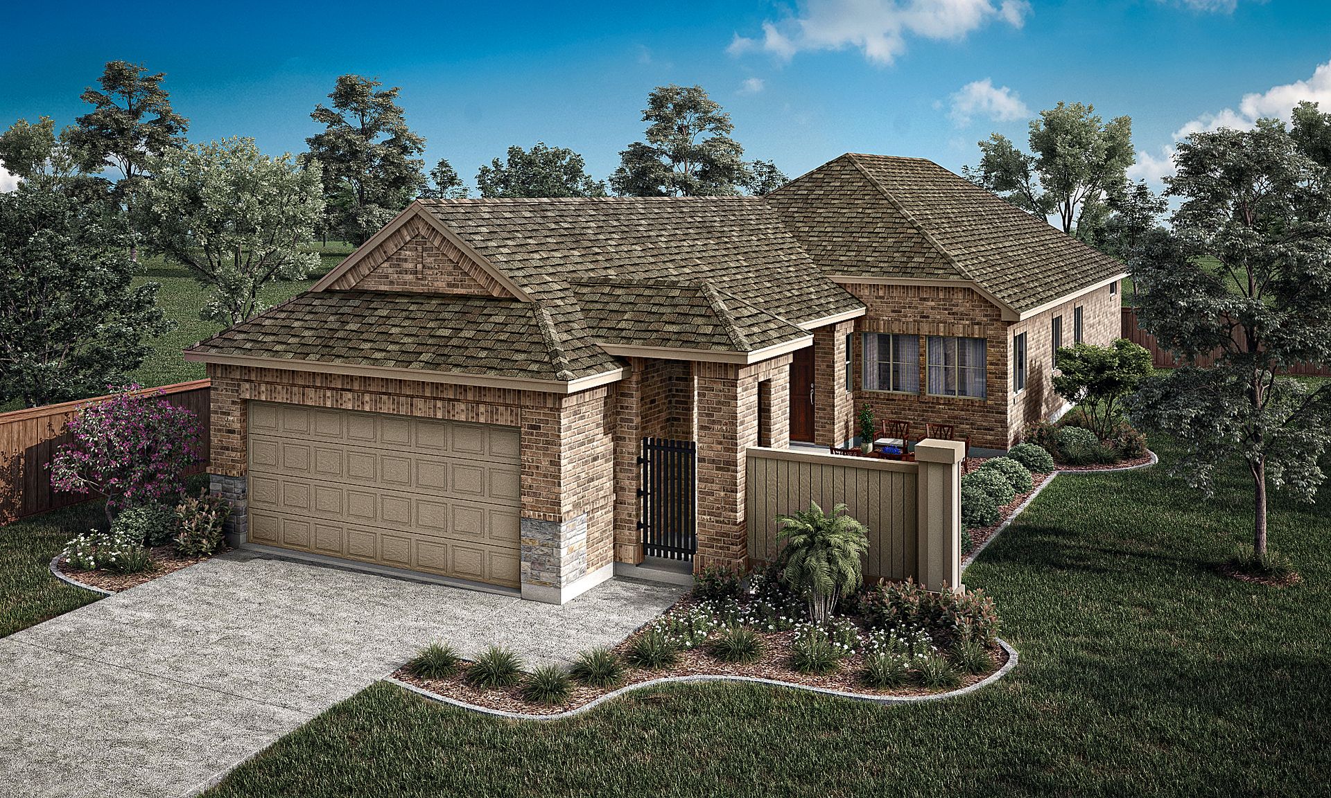 Toscana A_100 Brick Sides Wing Siding