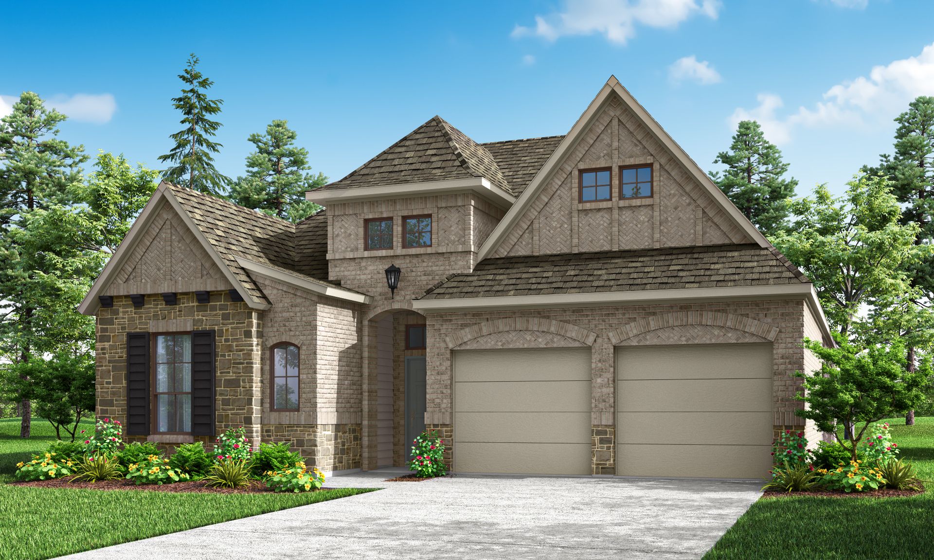Rockwall Elevation C Masonry