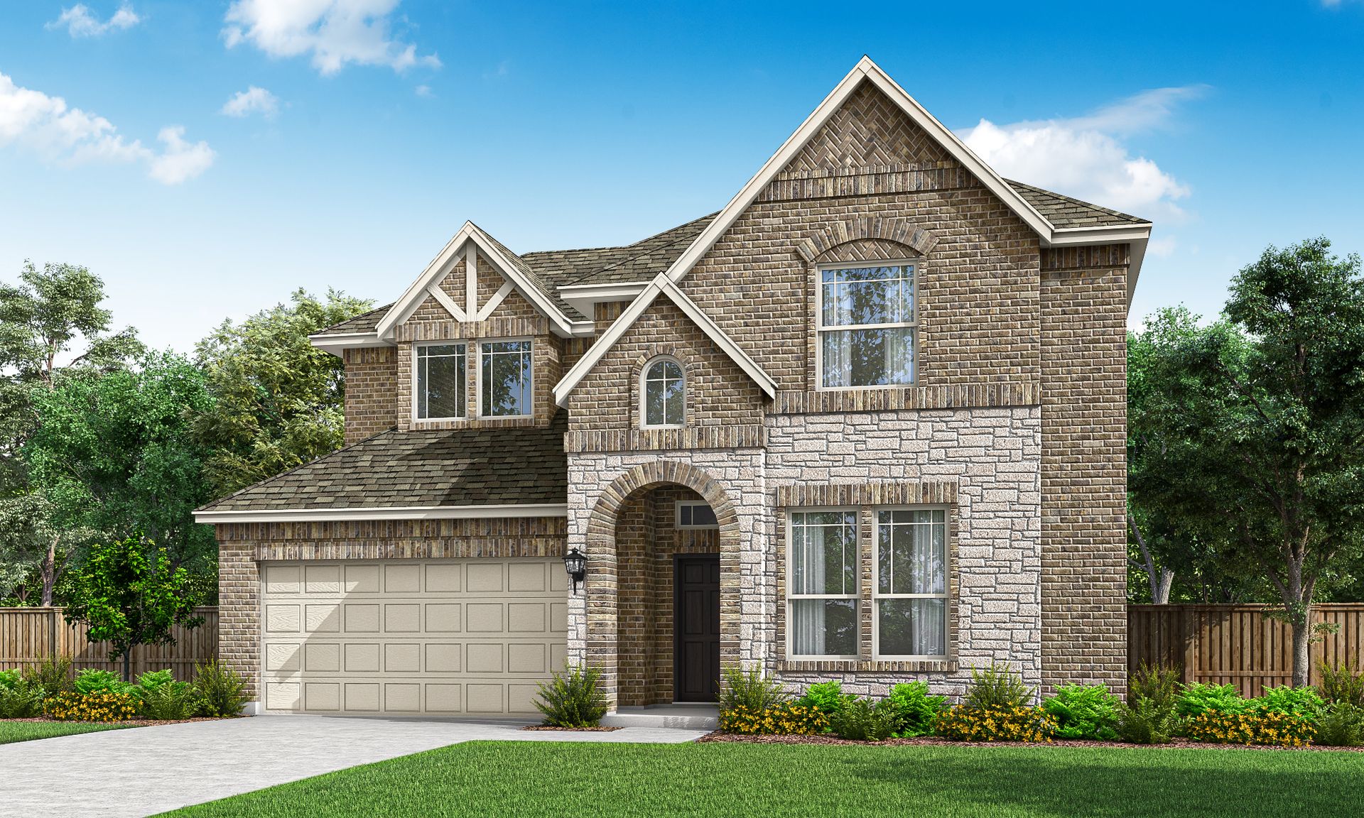 Garland Elevation B Masonry
