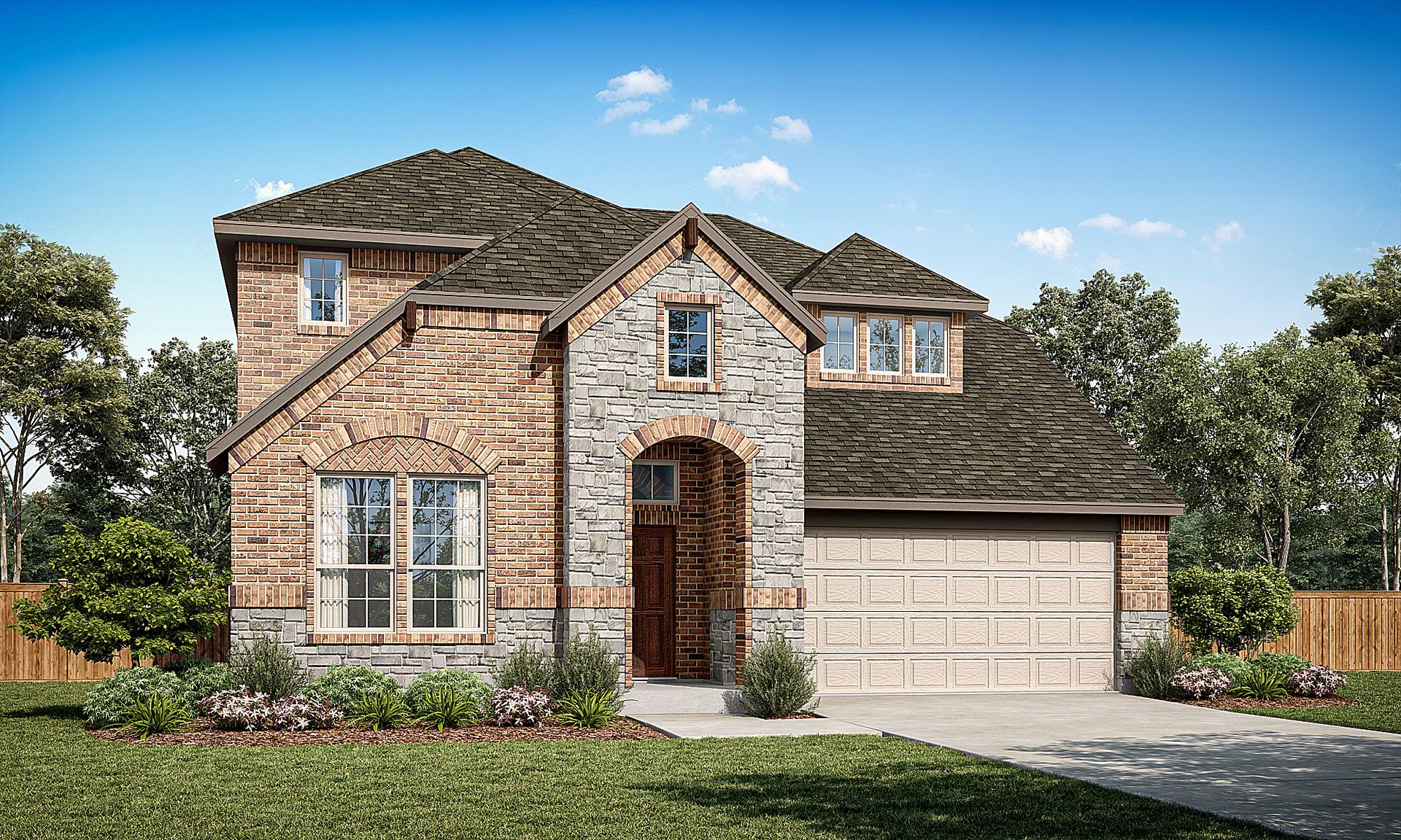 Richardson Elevation B Masonry