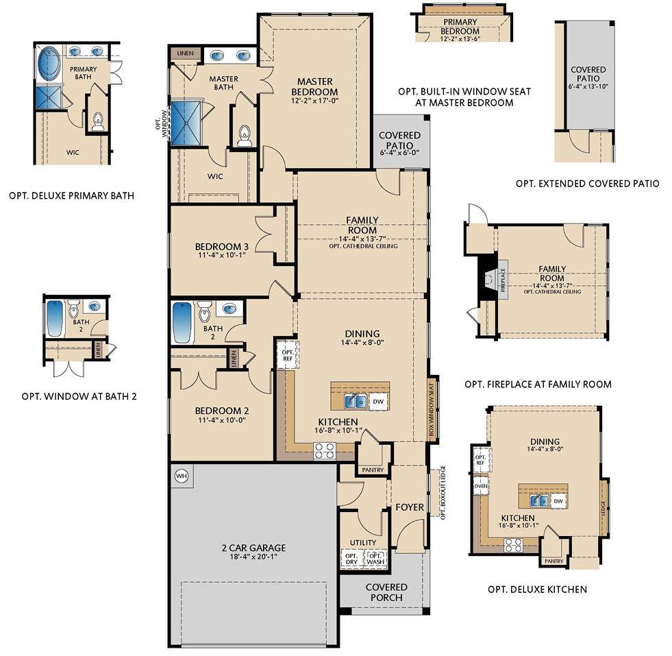 Corrigan Floor Plan Extended Master Standard