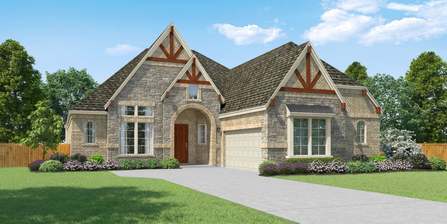 The Sandstone S Floor Plan - Pacesetter Homes Texas