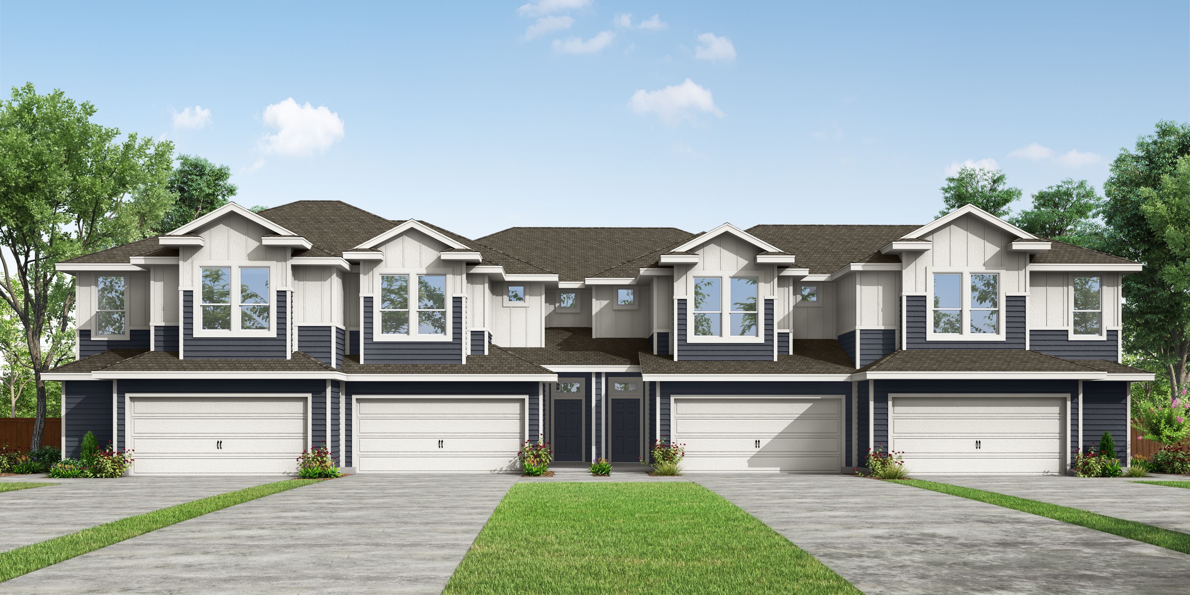 08_PH-Aus-Multi Family THs_TH 4 Plex B Siding_CS 01