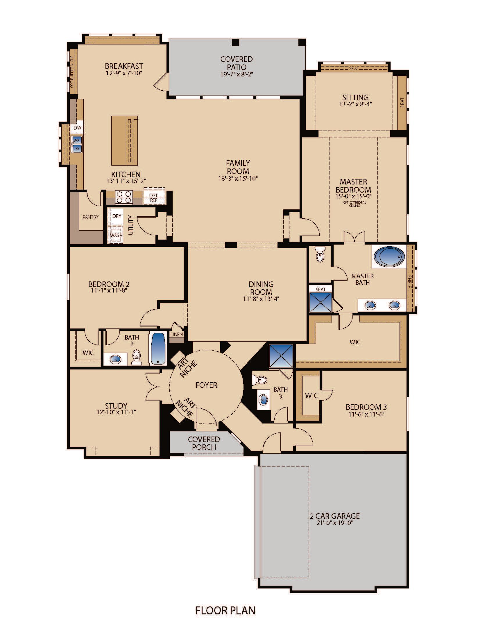 Sandstone S Floor Plan