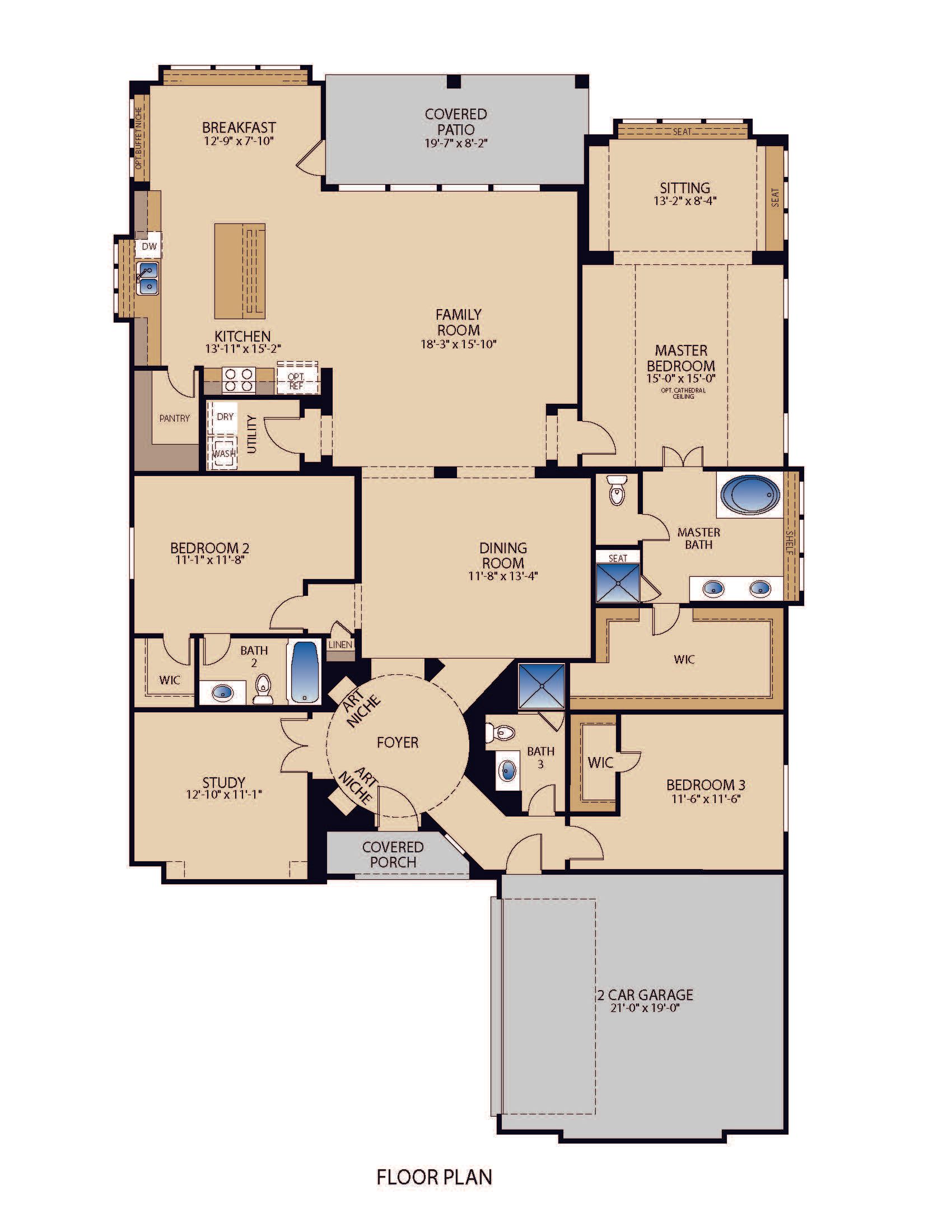 Sandstone S Floor Plan