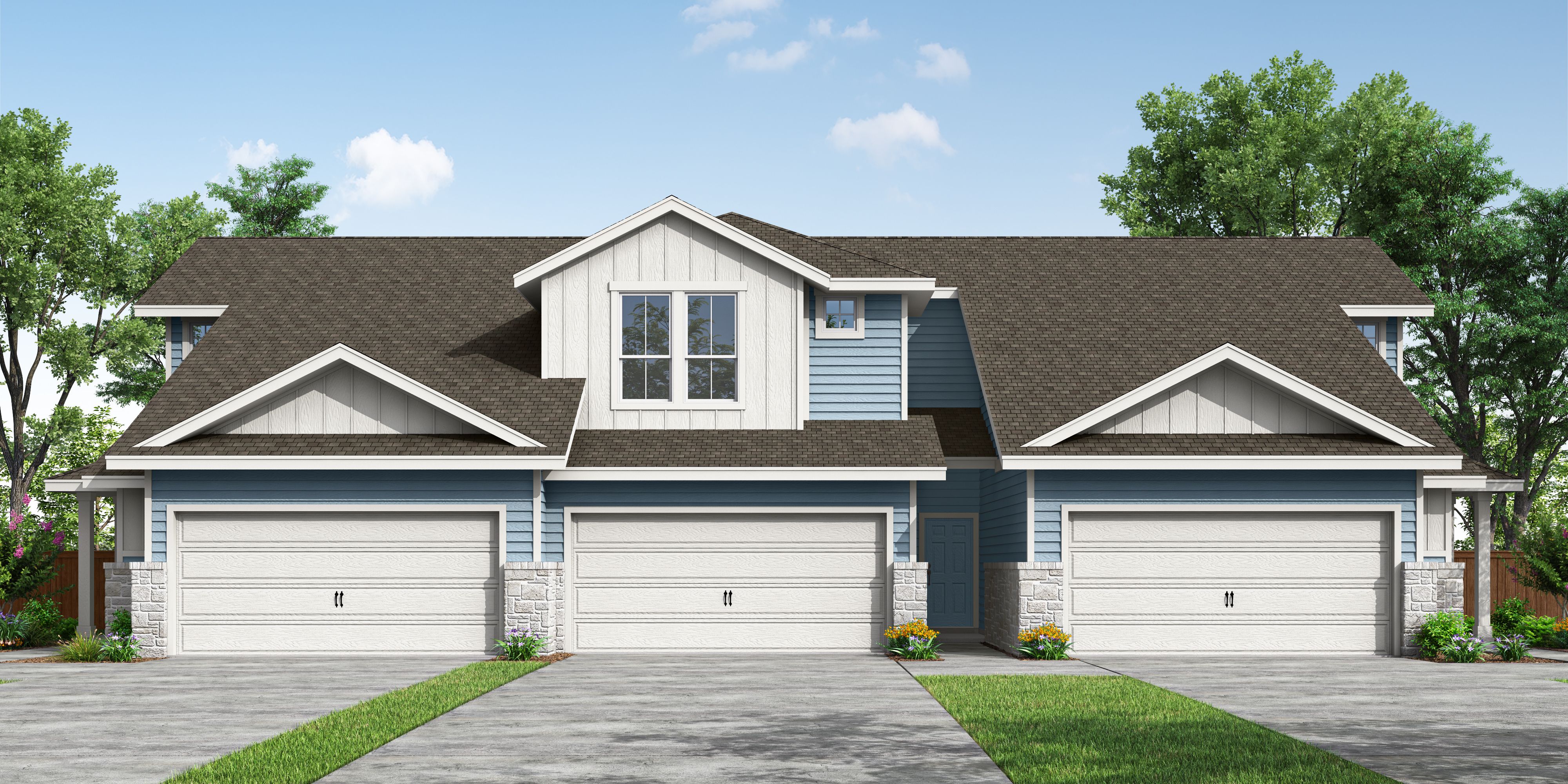 10_PH-Aus-Multi Family THs_TH 3 Plex A Reduced Stone_CS 01