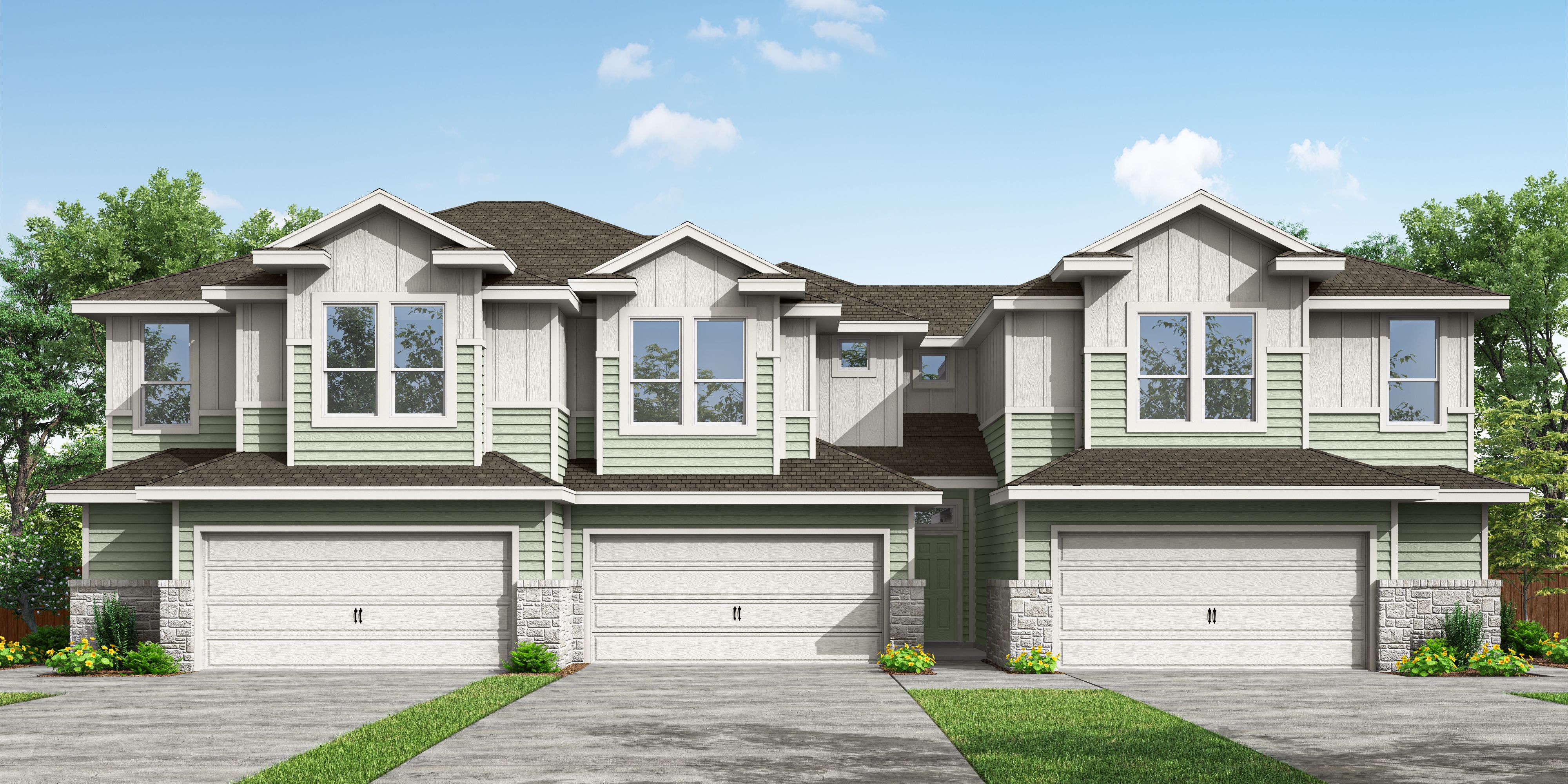 13_PH-Aus-Multi Family THs_TH 3 Plex B Stone_CS 04