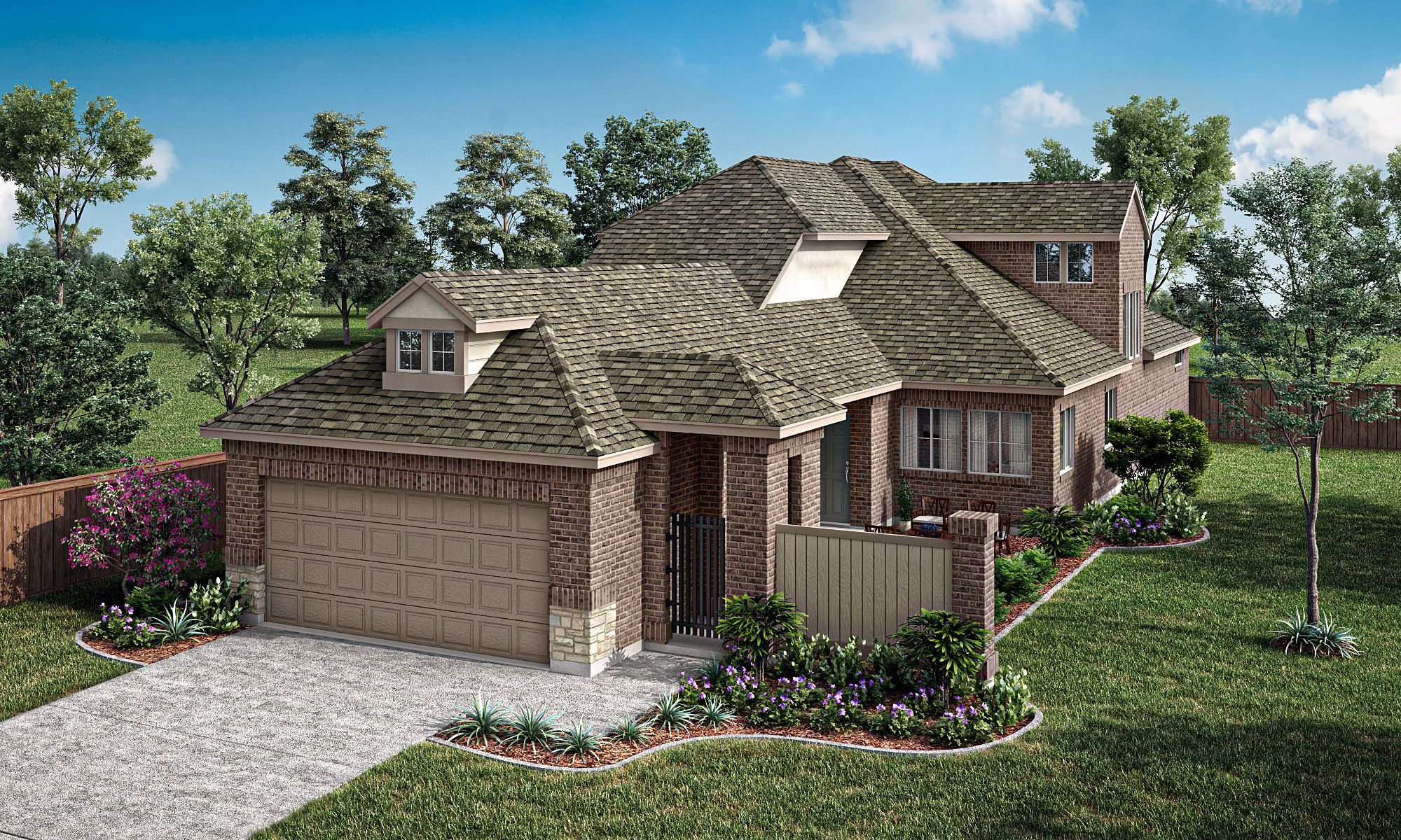 Trentino A 100 with Brick at Wing Wall