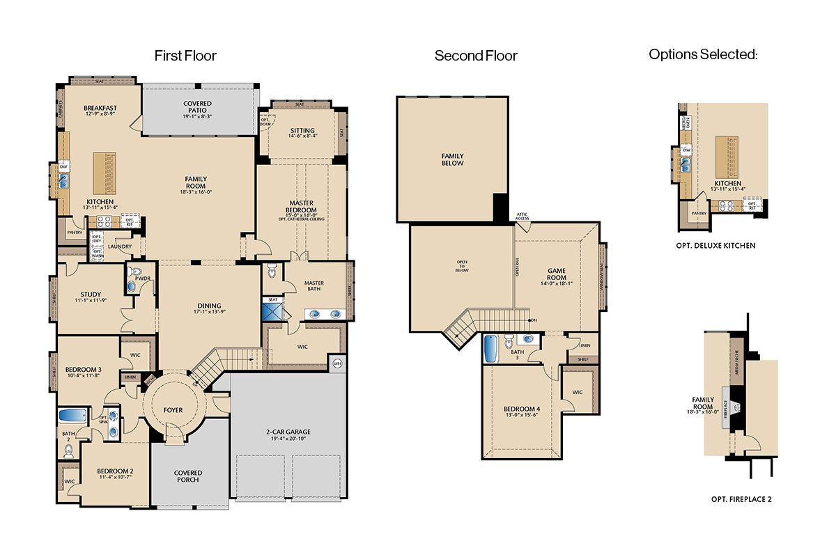 1013 Butterfly Ln -Sandstone II Floor Plan