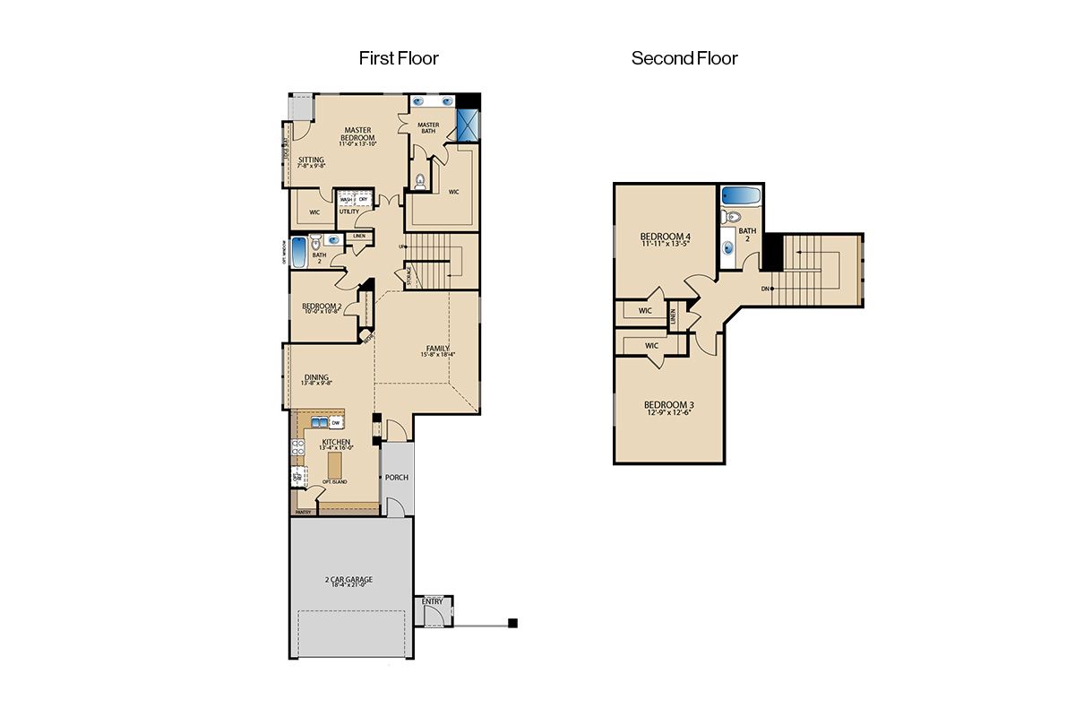 1704 Meadow Crest Drive - Trentino Floor Plan