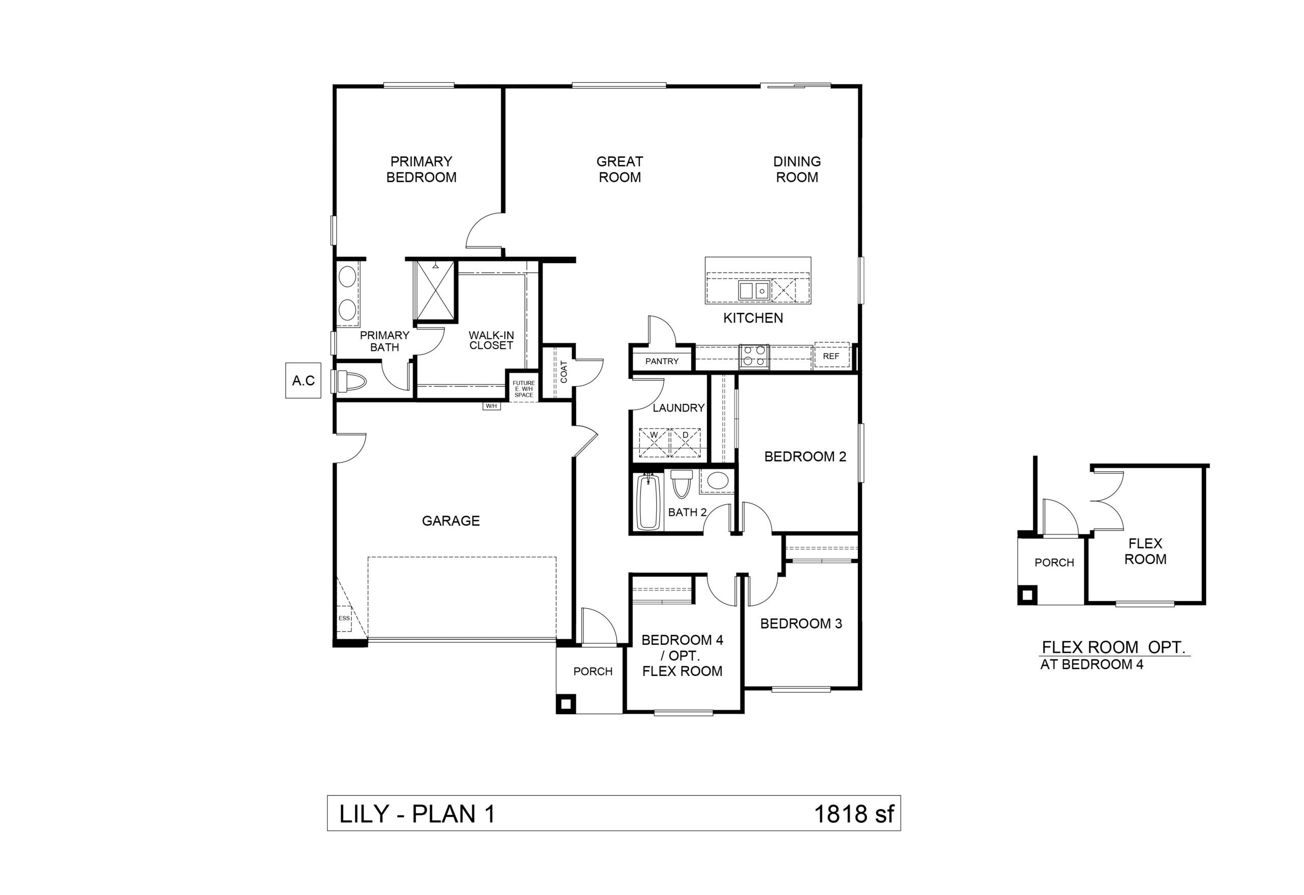 Lily Plan 1 - Pacific Lily: Lancaster, California - Pacific Communities