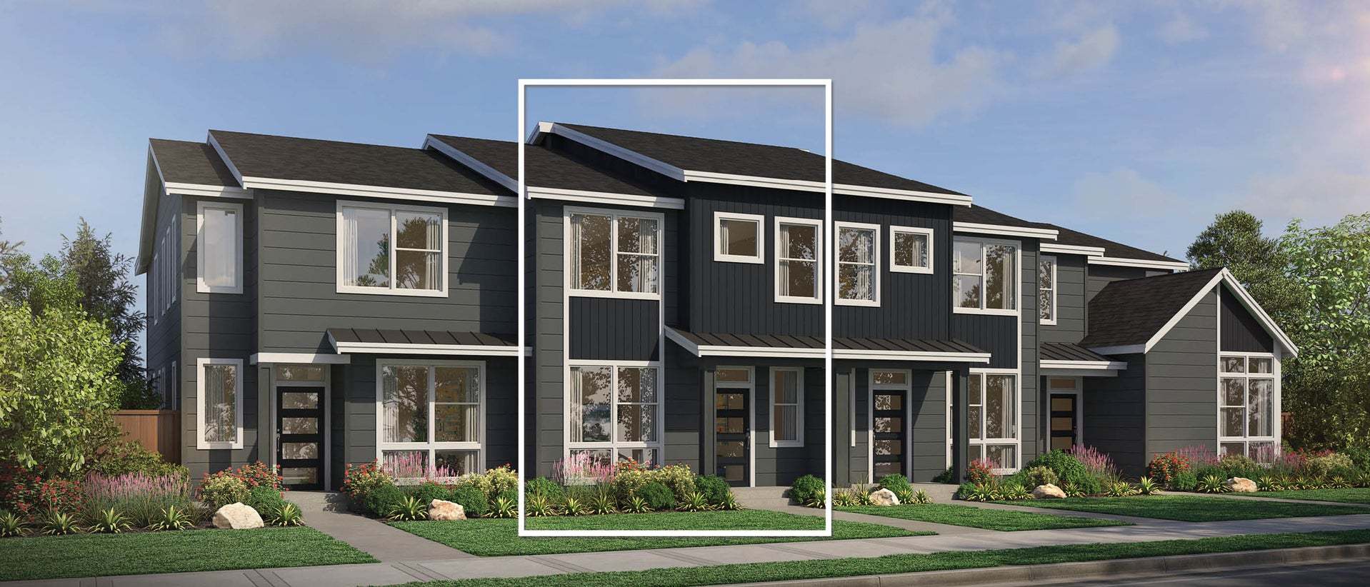 The Bandon - The Nines at Camas Meadows Townhomes: Camas, Oregon - Pacific Lifestyle Homes
