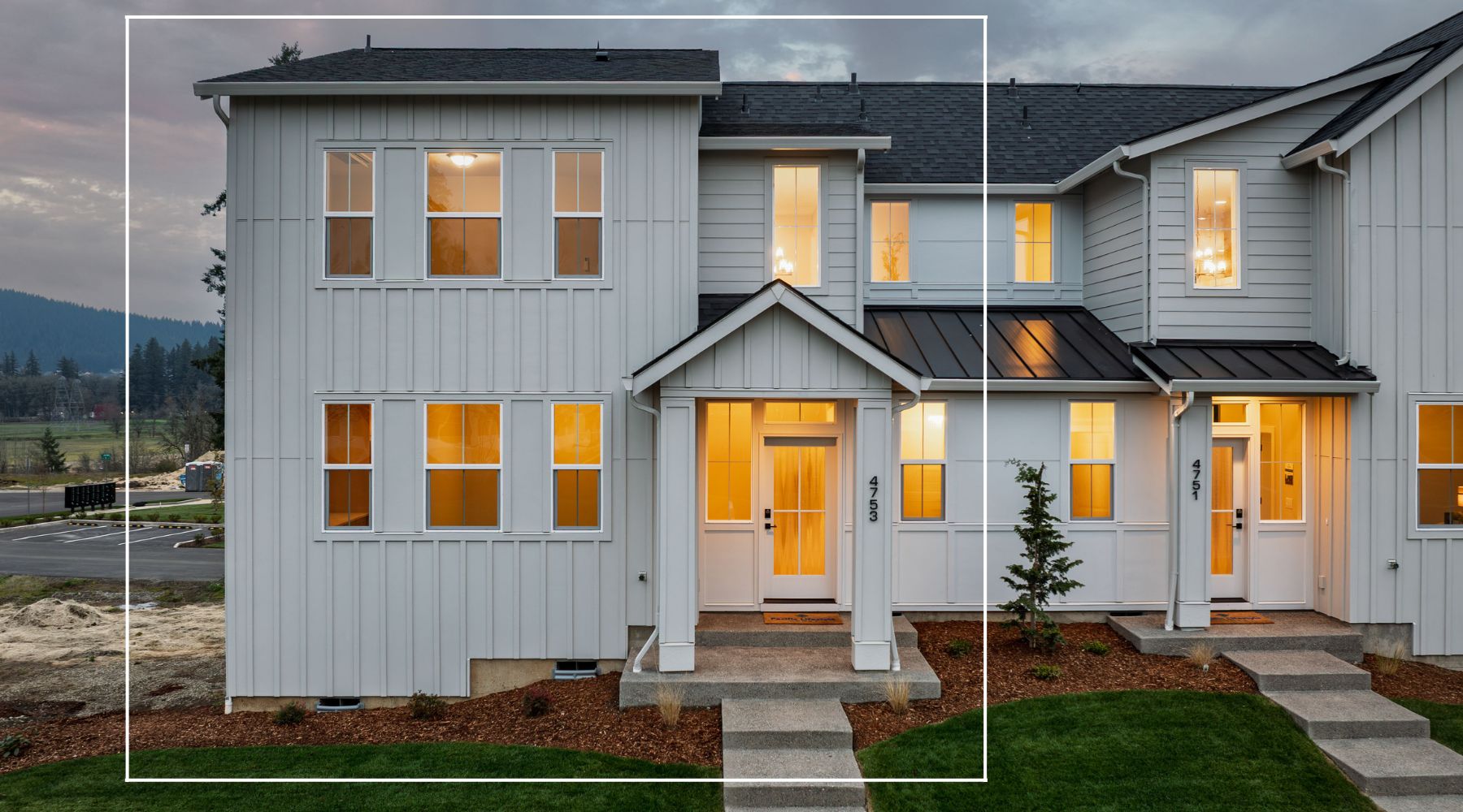 The Dogwood - The Nines at Camas Meadows Townhomes: Camas, Oregon - Pacific Lifestyle Homes