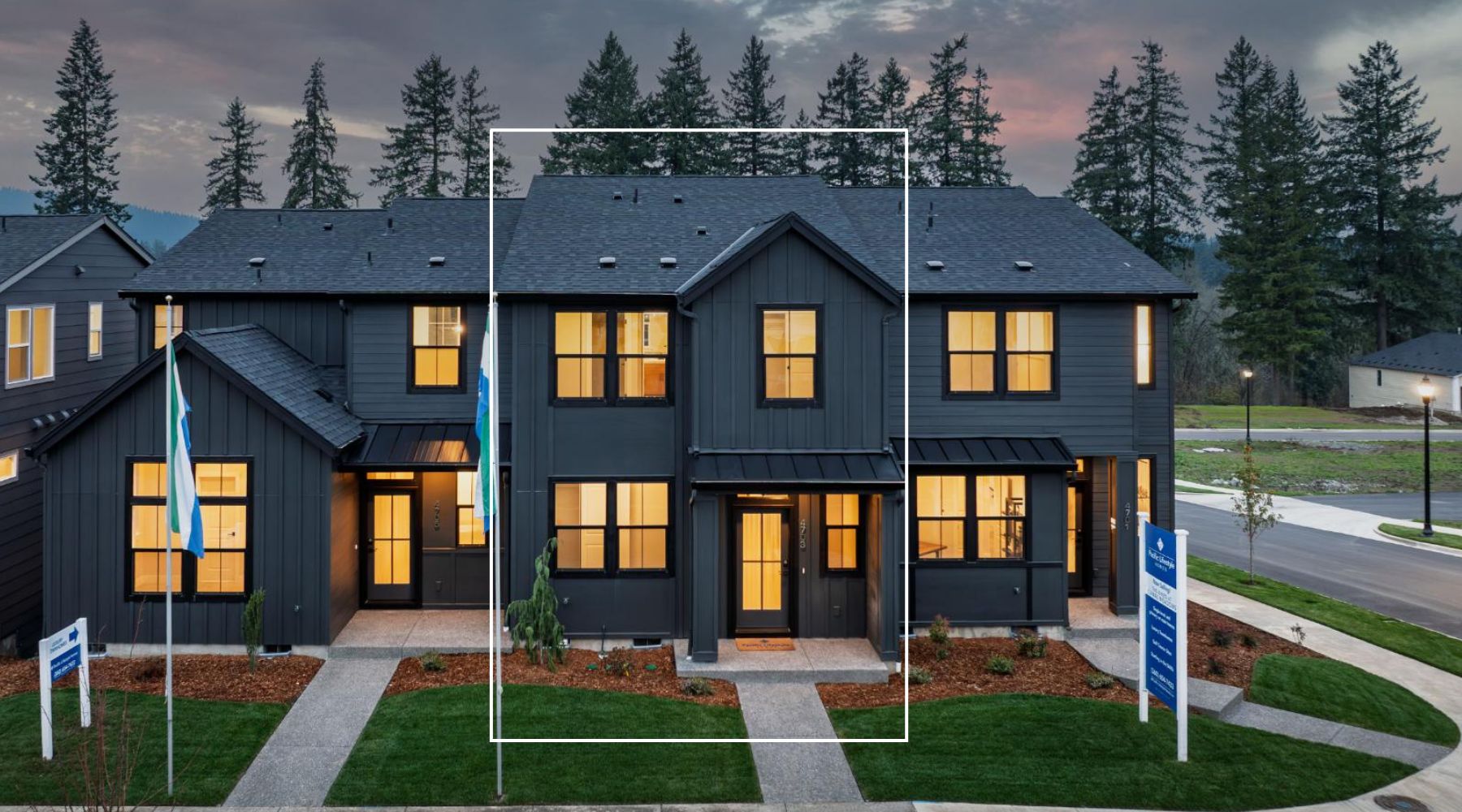 The Bandon - The Nines at Camas Meadows Townhomes: Camas, Oregon - Pacific Lifestyle Homes