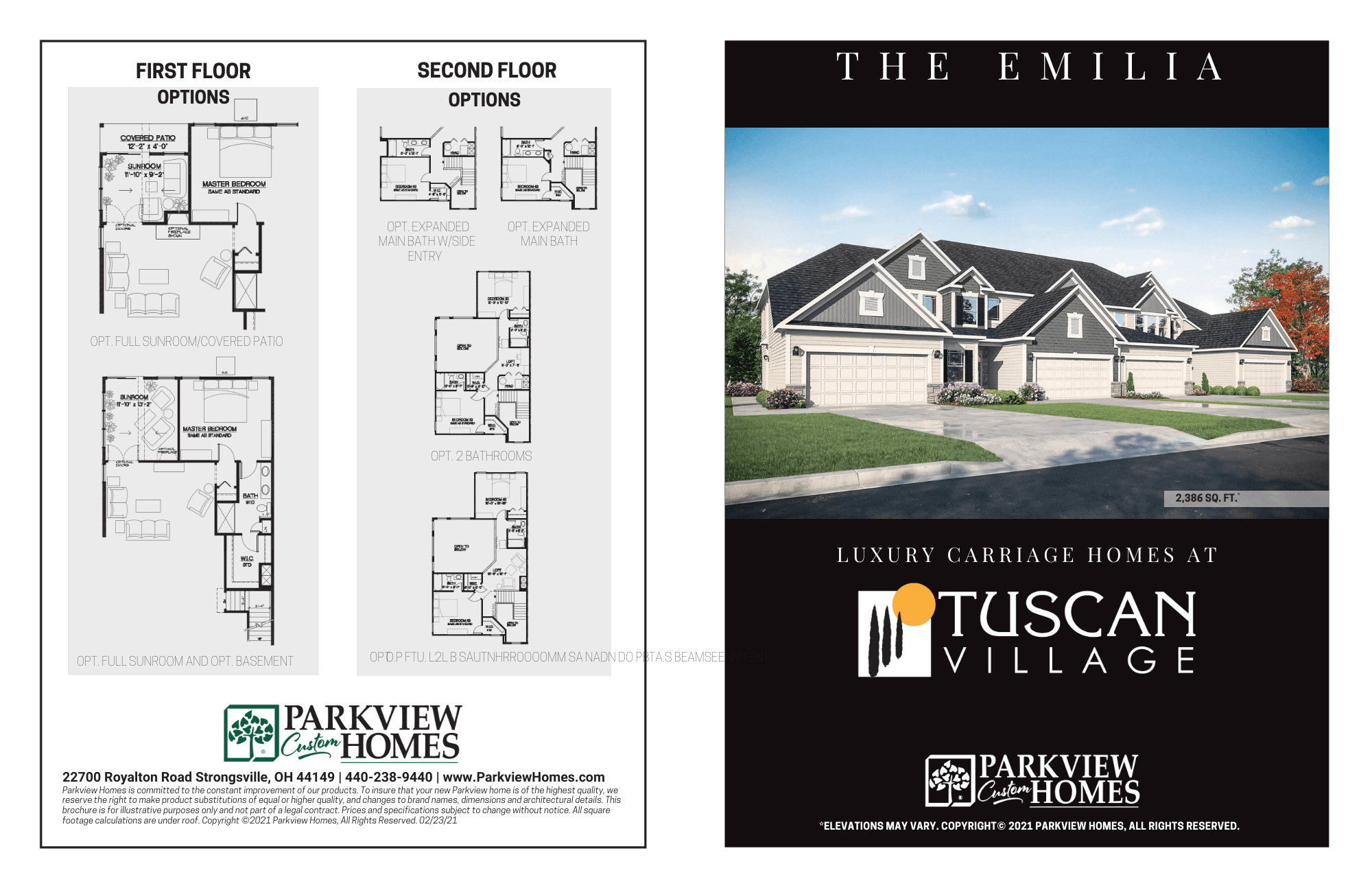 The Emilia floor plan