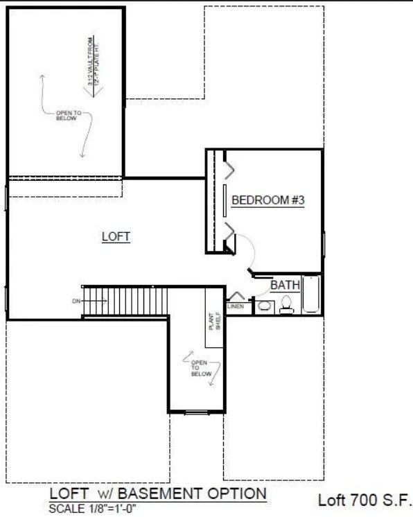 Loft w/ basement option