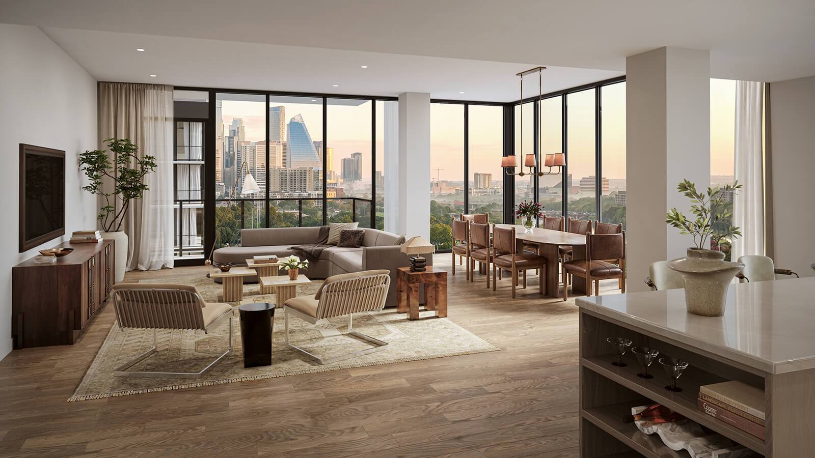 A1 East - Viceroy Residences Austin: Austin, Texas - Pearlstone Partners