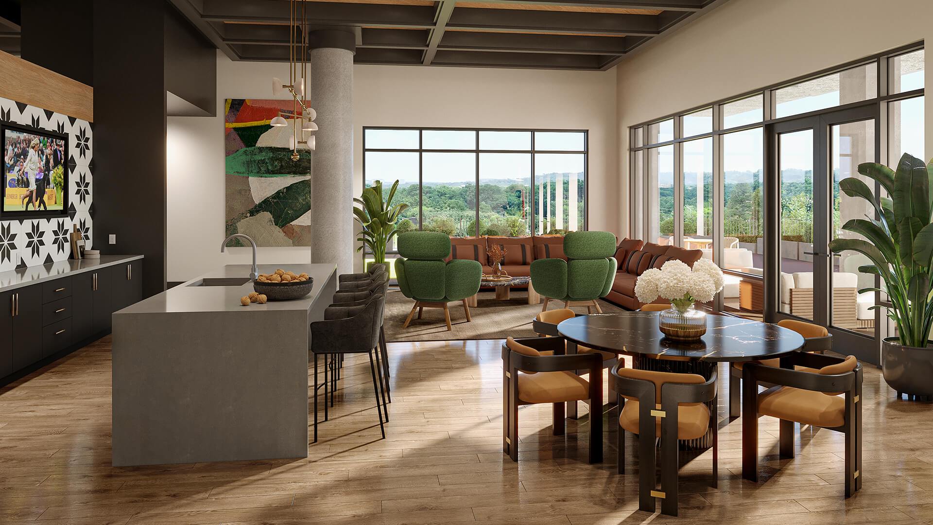 Interior Rendering - Lounge